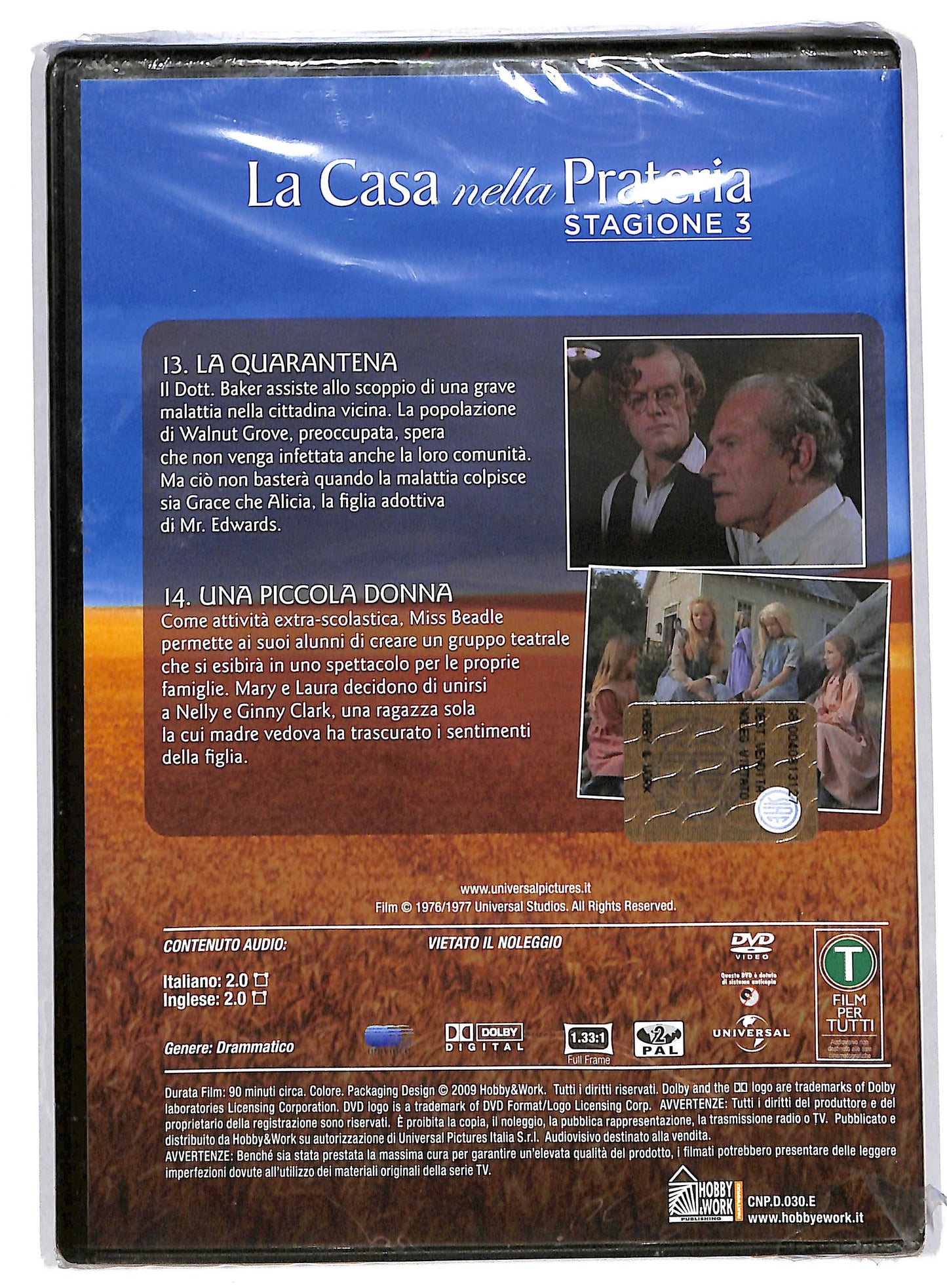 EBOND La casa nella prateria stagione 3 vol 30 EDITORIALE DVD DB595917