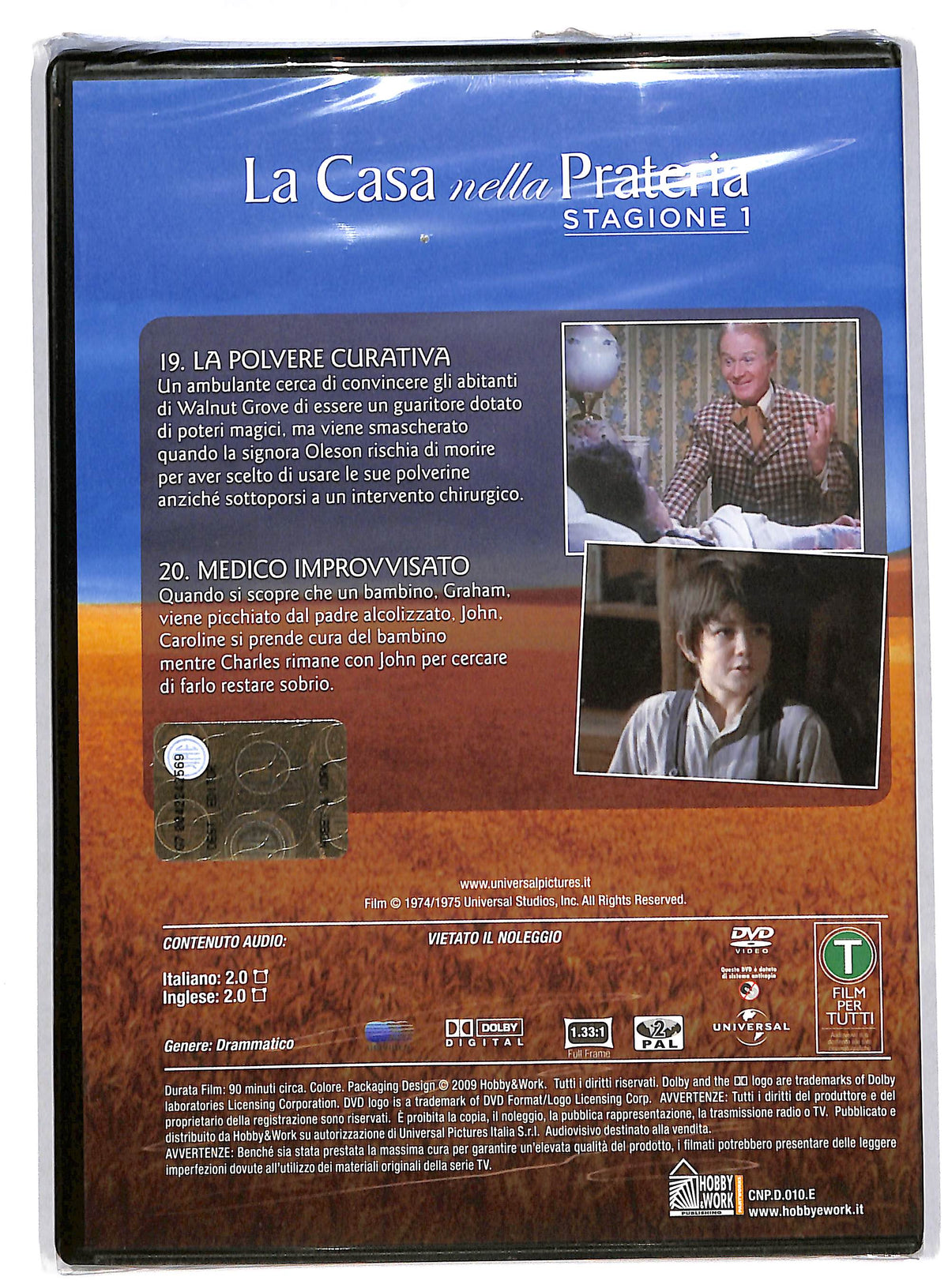 EBOND La casa nella prateria stagione 1 volume 10 EDITORIALE DVD DB595922