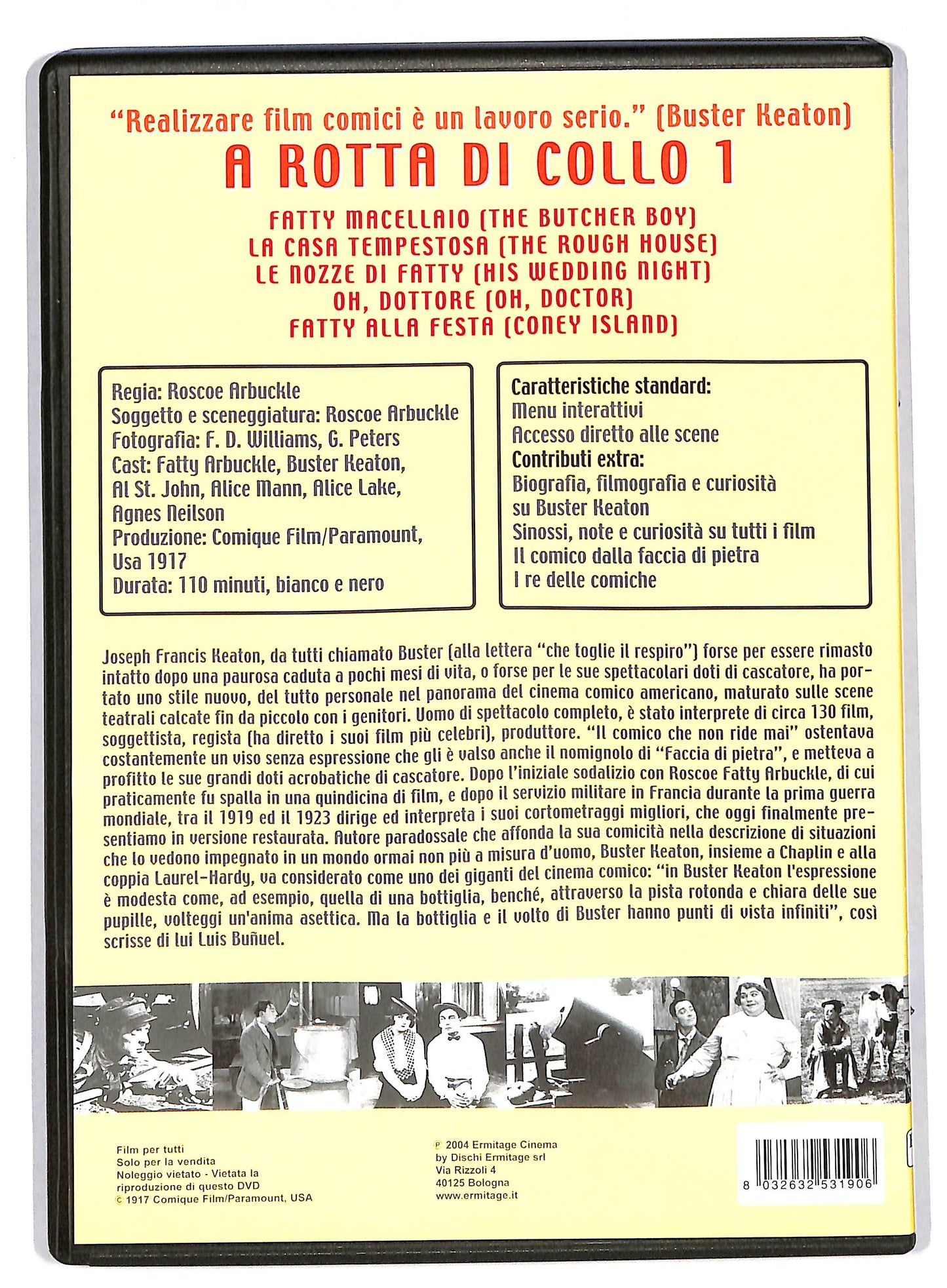 EBOND Buster Keaton - A Rotta Di Collo n 1 DVD DB595925