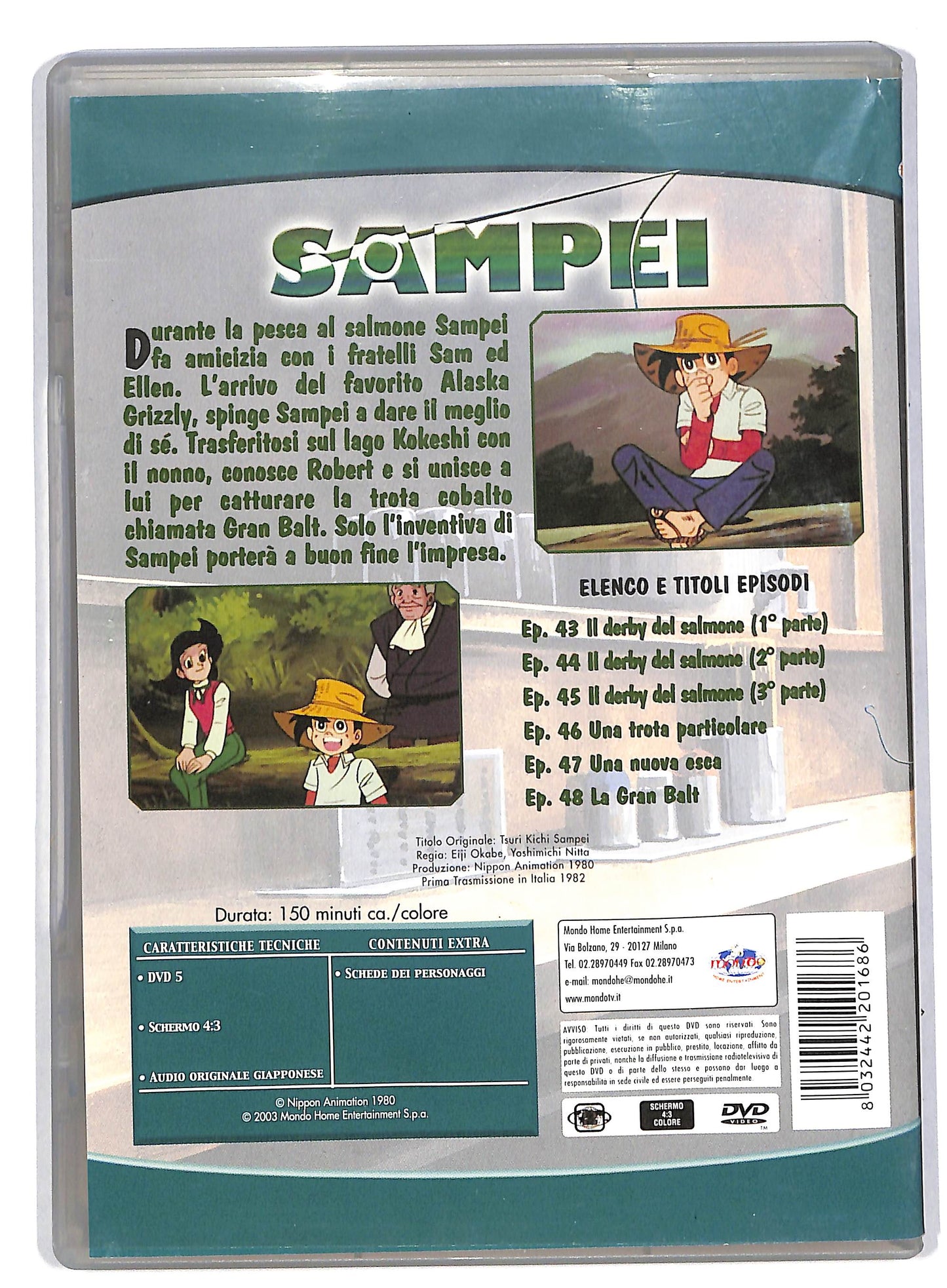 EBOND Sampei volume 8 EDITORIALE DVD DB595932