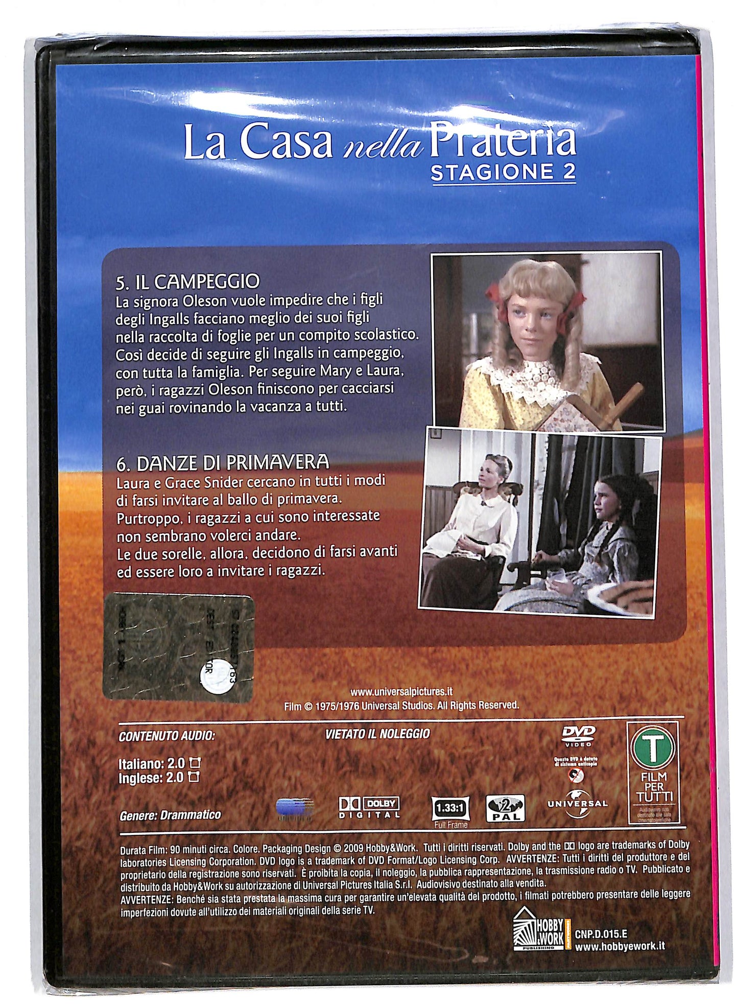 EBOND La casa nella prateria stagione 2 vol 15 EDITORIALE DVD DB595935