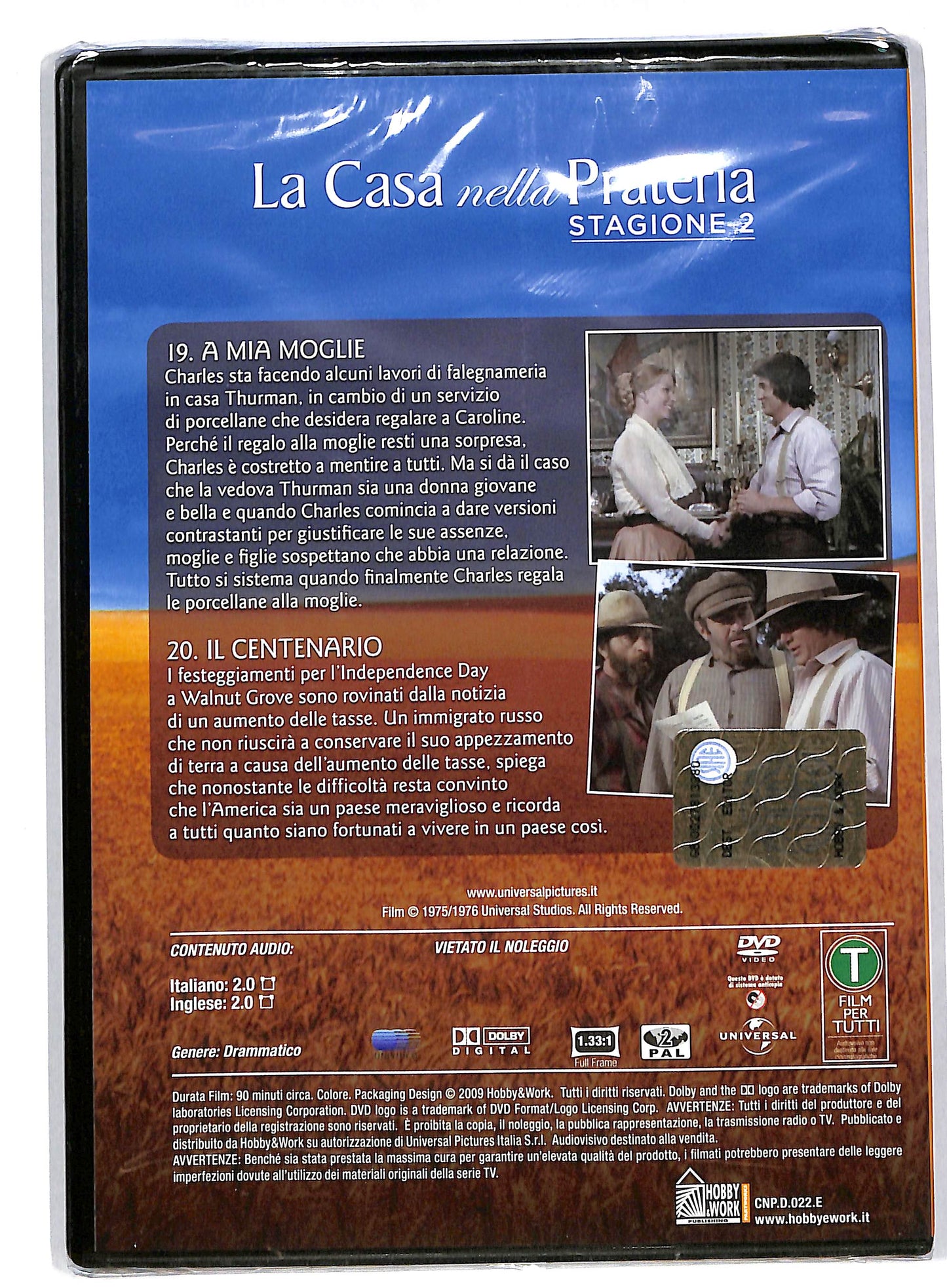 EBOND La casa nella prateria stagione 2 vol 22 EDITORIALE DVD DB595936