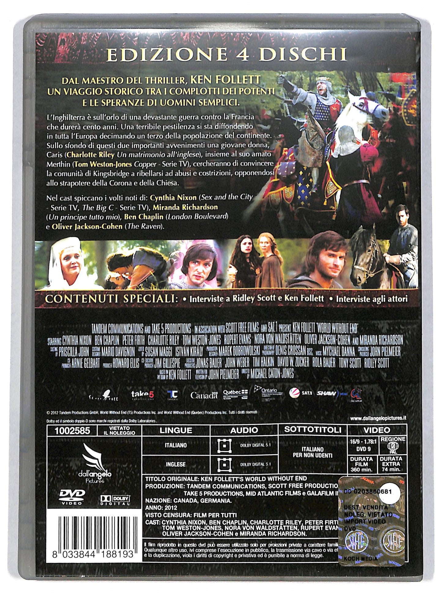 EBOND Mondo senza fine - stagione 01 DVD DB595939
