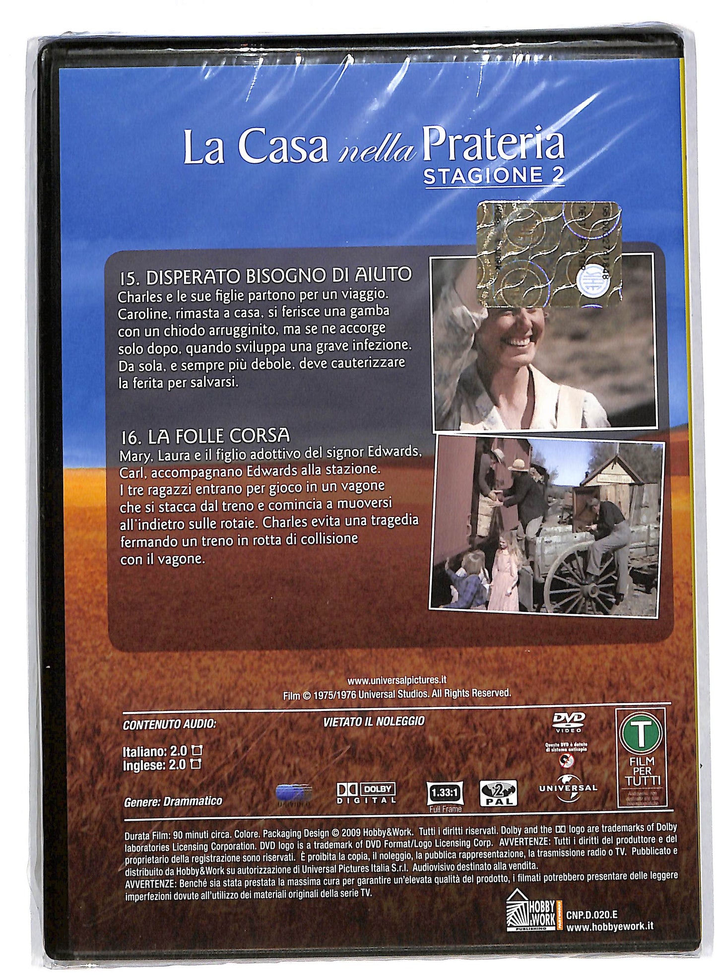 EBOND La casa nella prateria stagione 2 volume 20 EDITORIALE DVD DB595943