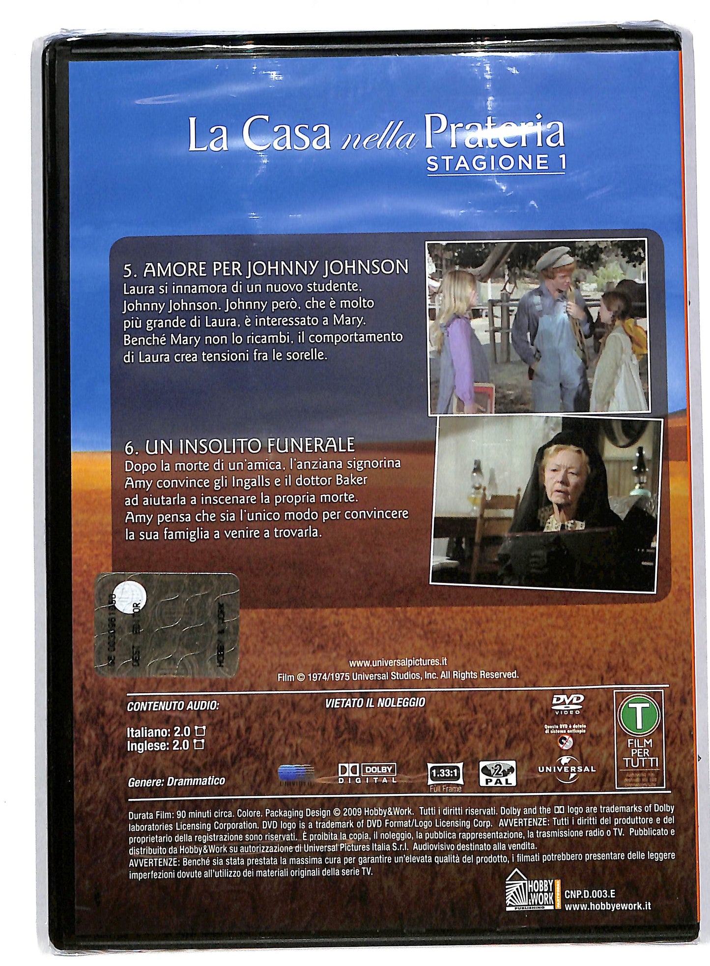 EBOND La casa nella prateria stagione 1 vol 3 EDITORIALE DVD DB595952