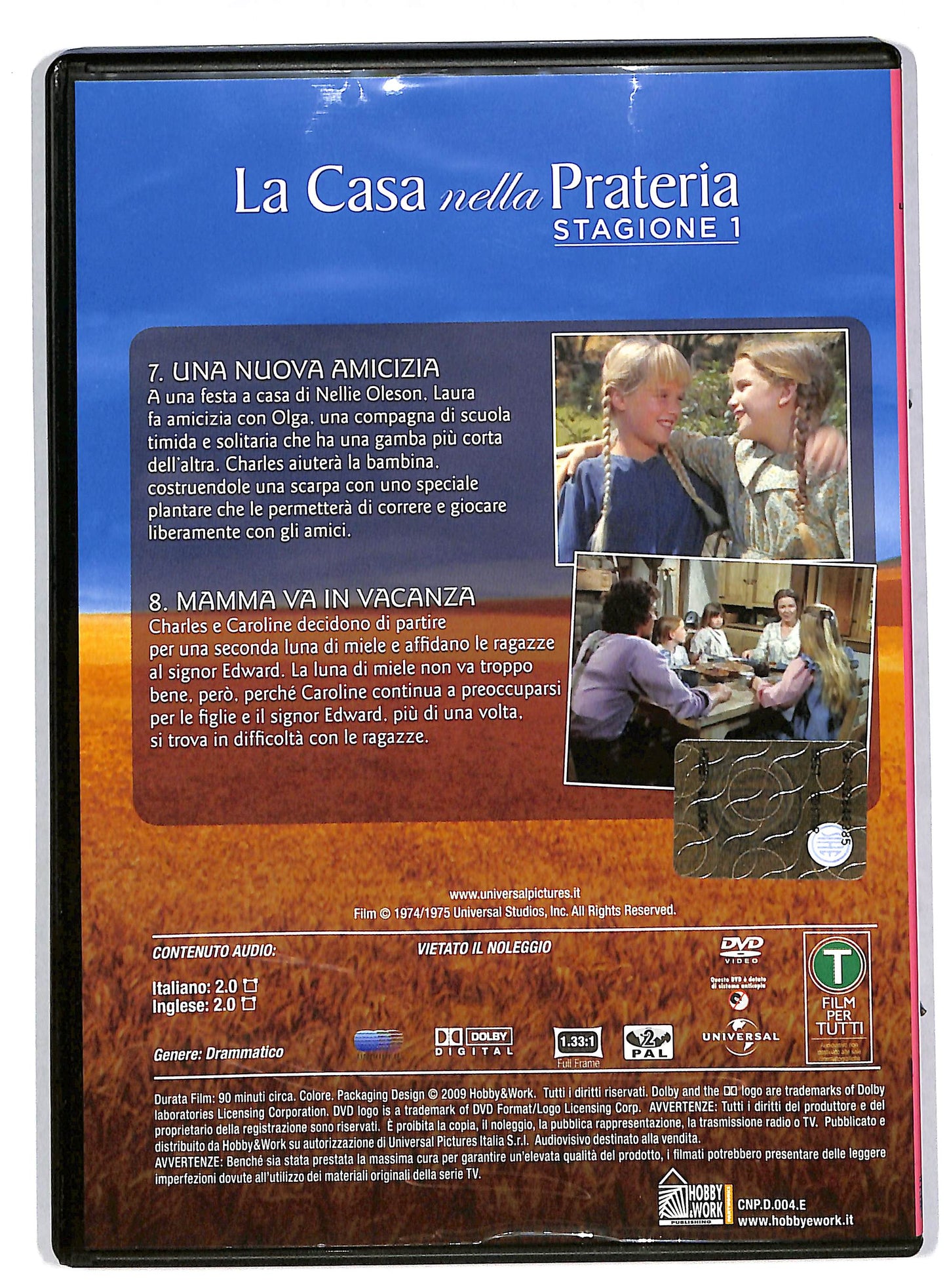 EBOND La casa nella prateria stagione 1 volume 4 EDITORIALE DVD DB595954