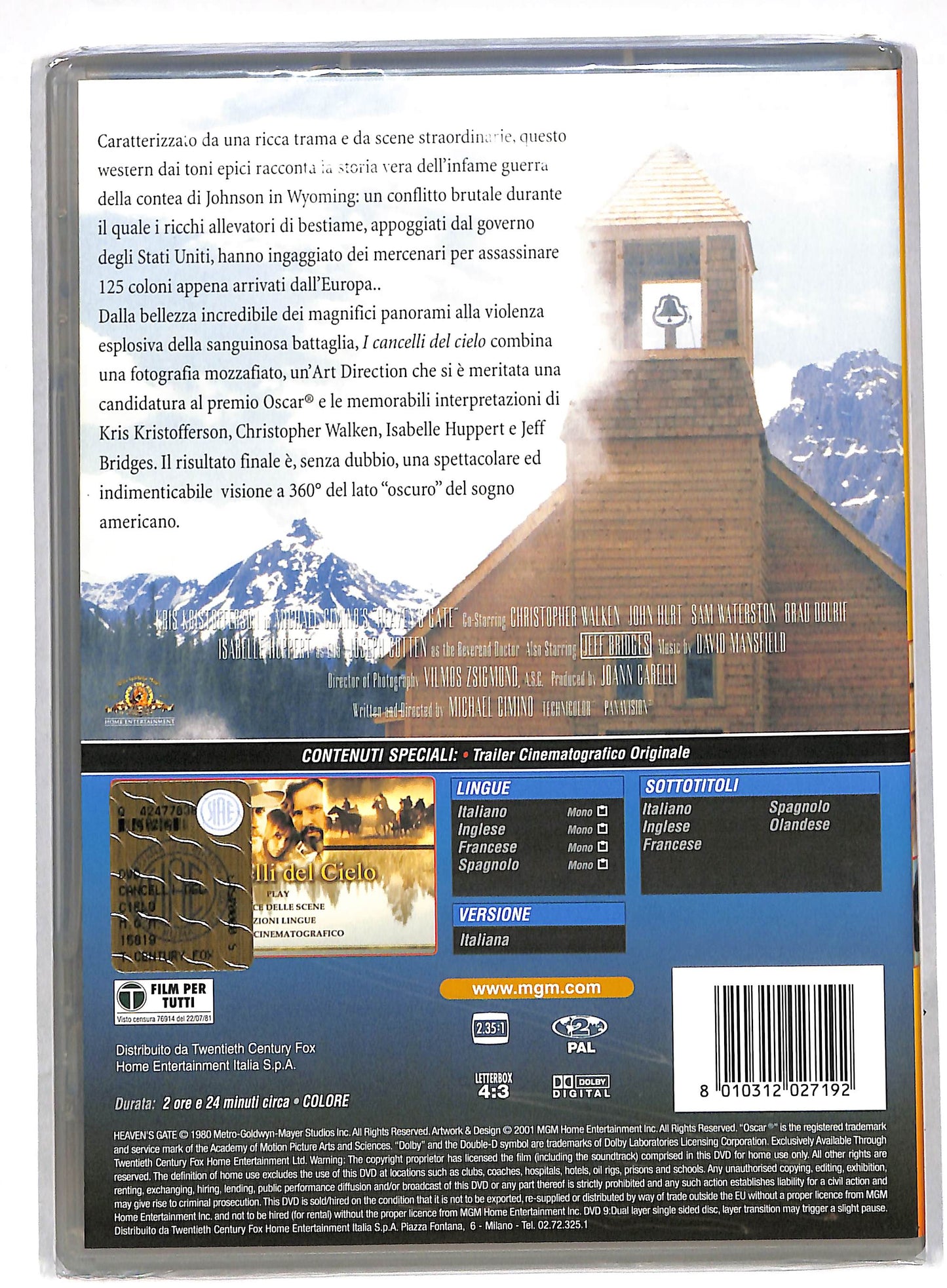 EBOND I cancelli del cielo DVD DB596241