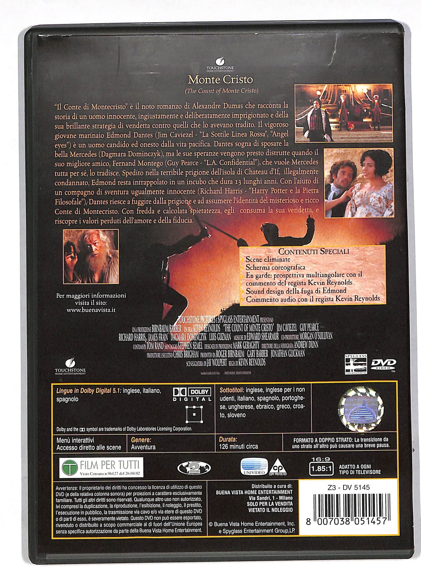 EBOND Monte Cristo DVD DB596263