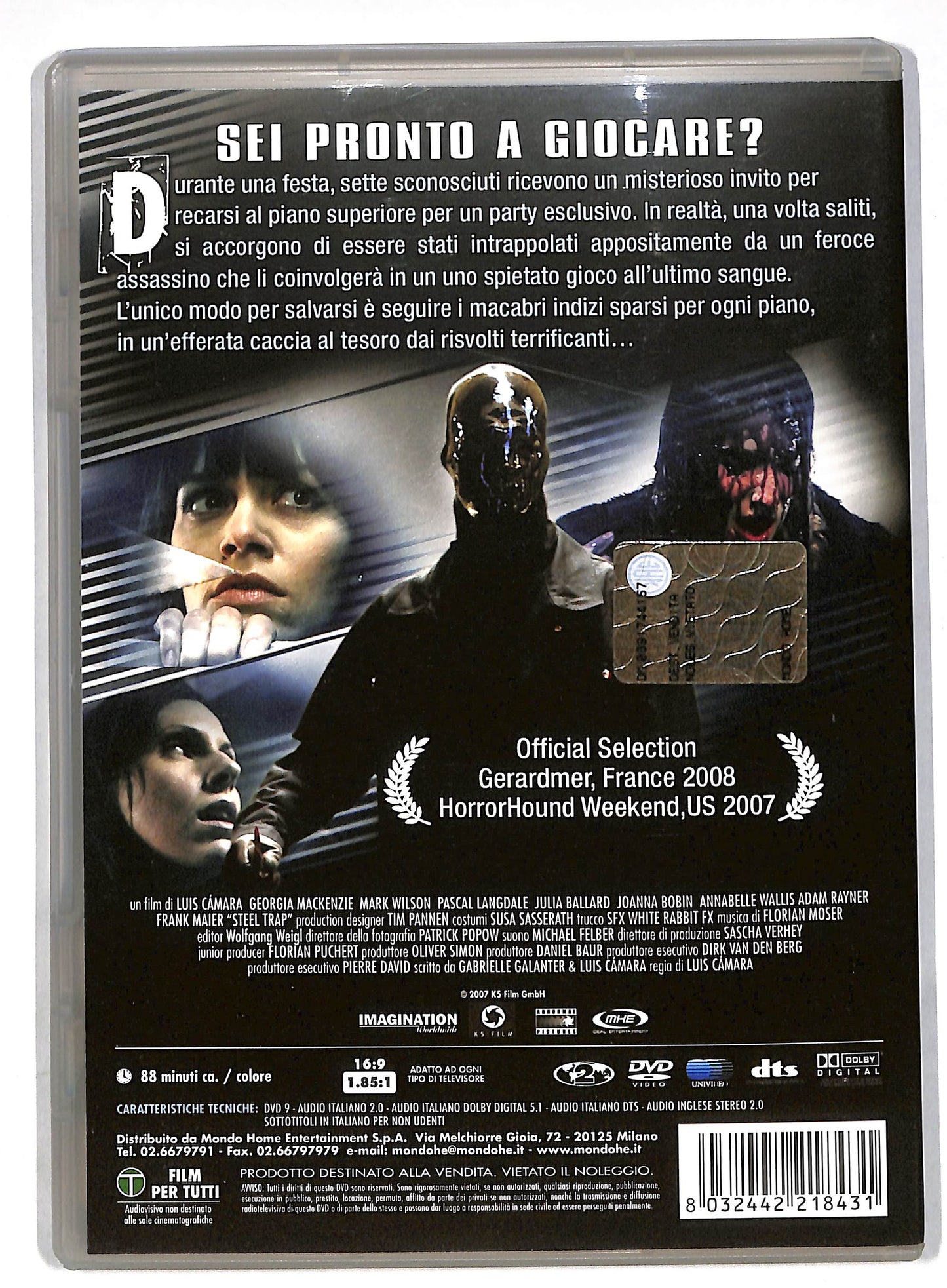 EBOND Trappola d'acciaio DVD DB596326