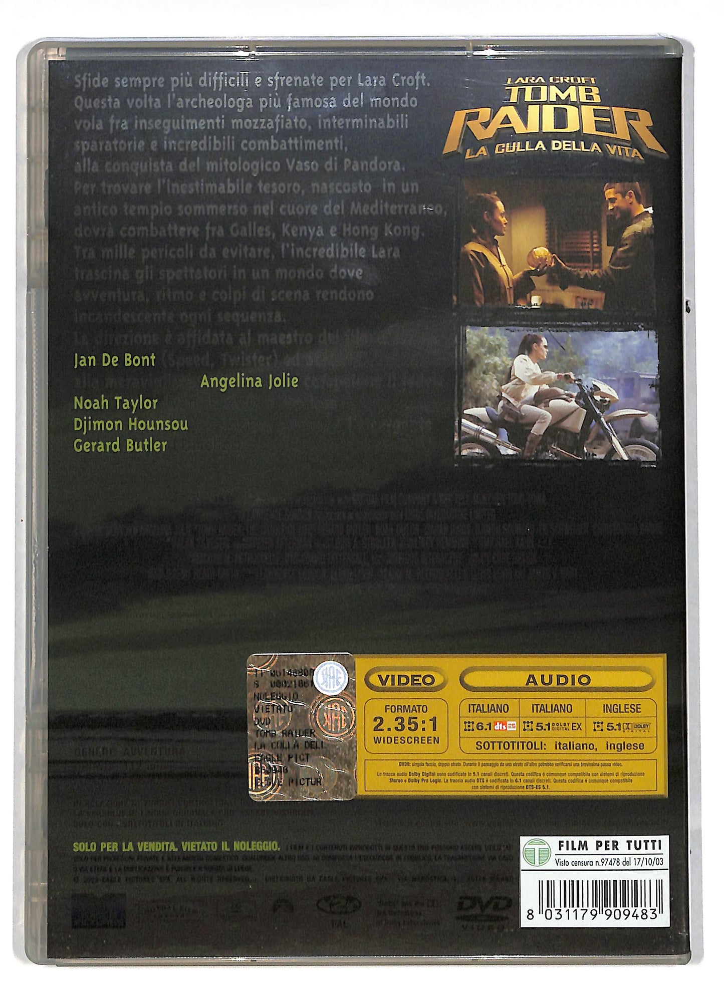 EBOND Tomb raider - la culla della vita DVD DB596602