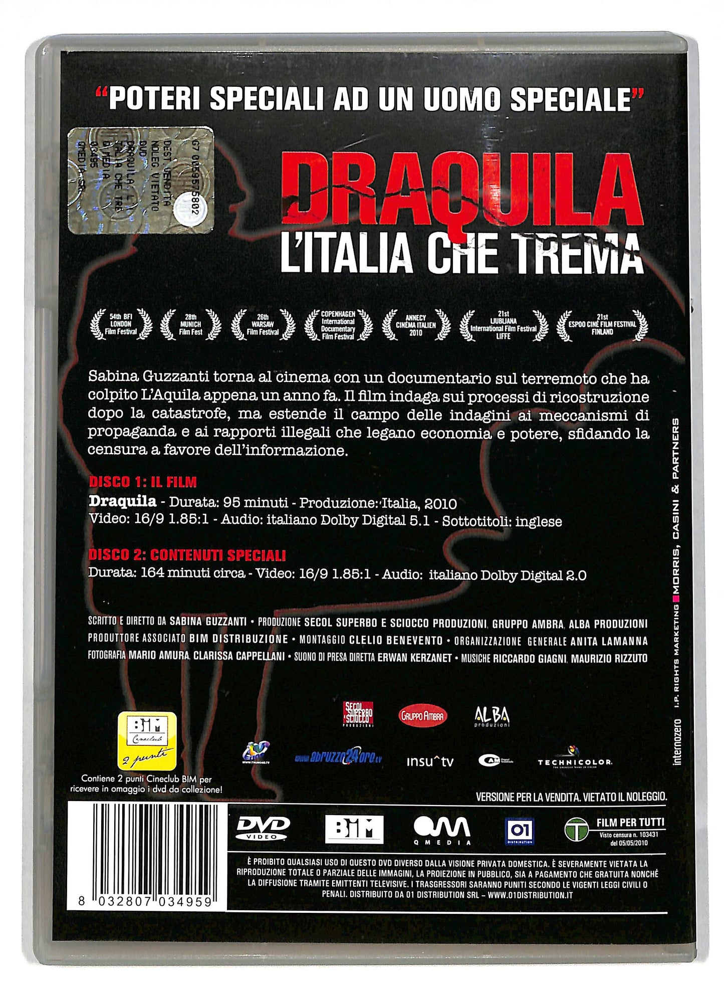 EBOND Draquila - L'Italia che trema DVD DB596636