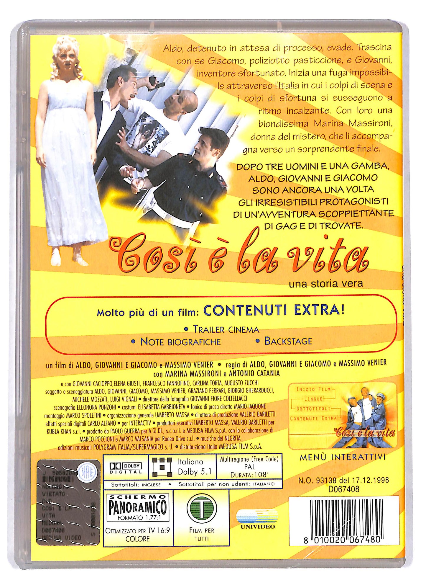 EBOND Cosi e la vita DVD DB596644