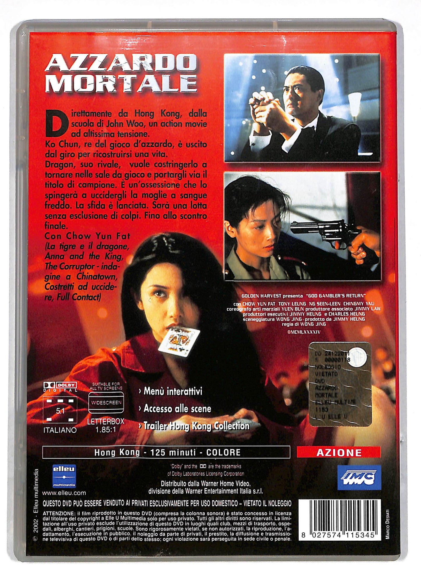 EBOND Azzardo mortale DVD DB596725