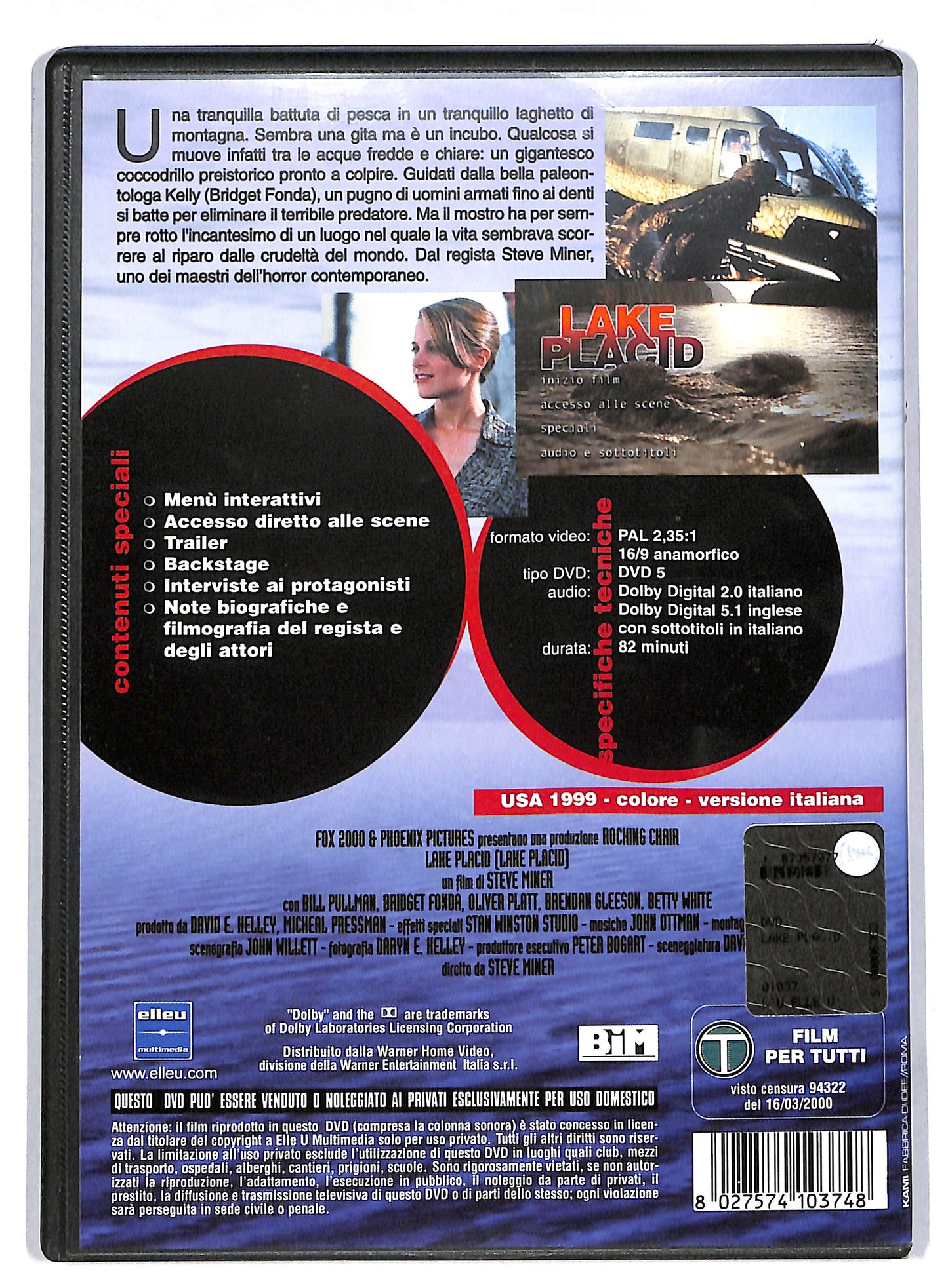 EBOND Lake placid DVD DB596758