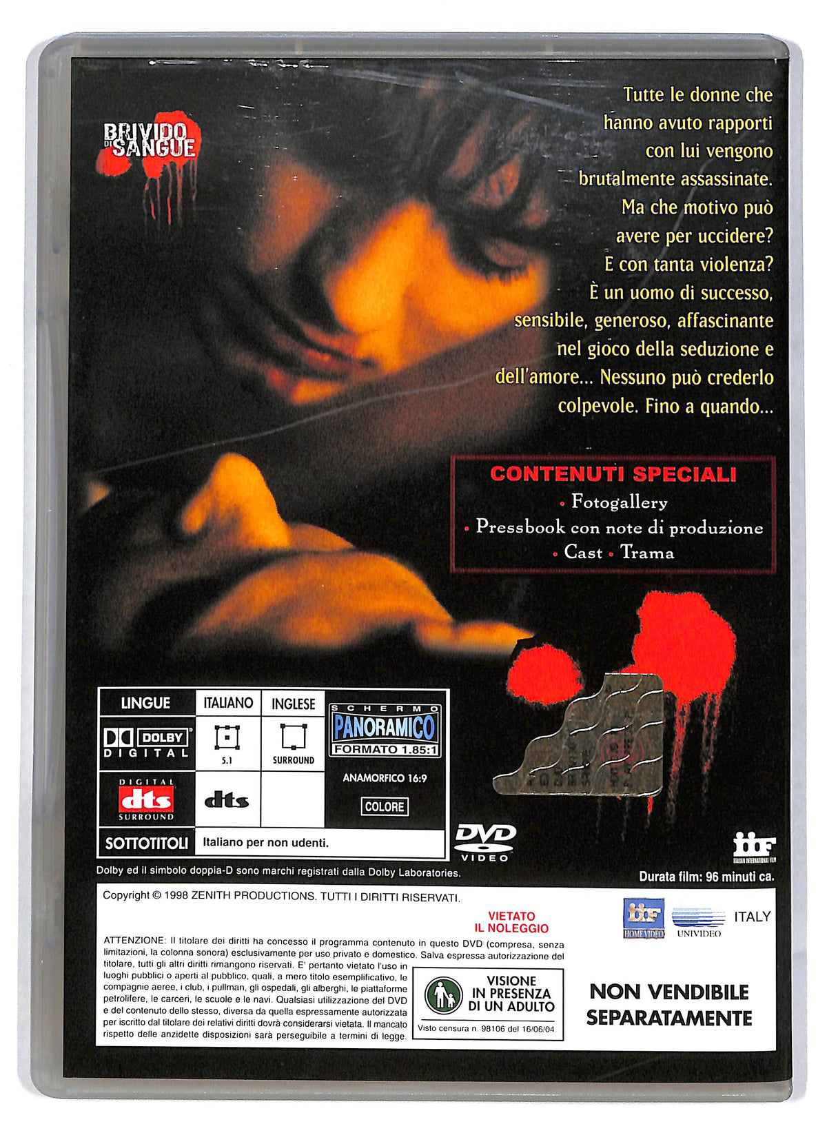 EBOND Brivido di sangue EDITORIALE DVD DB596837