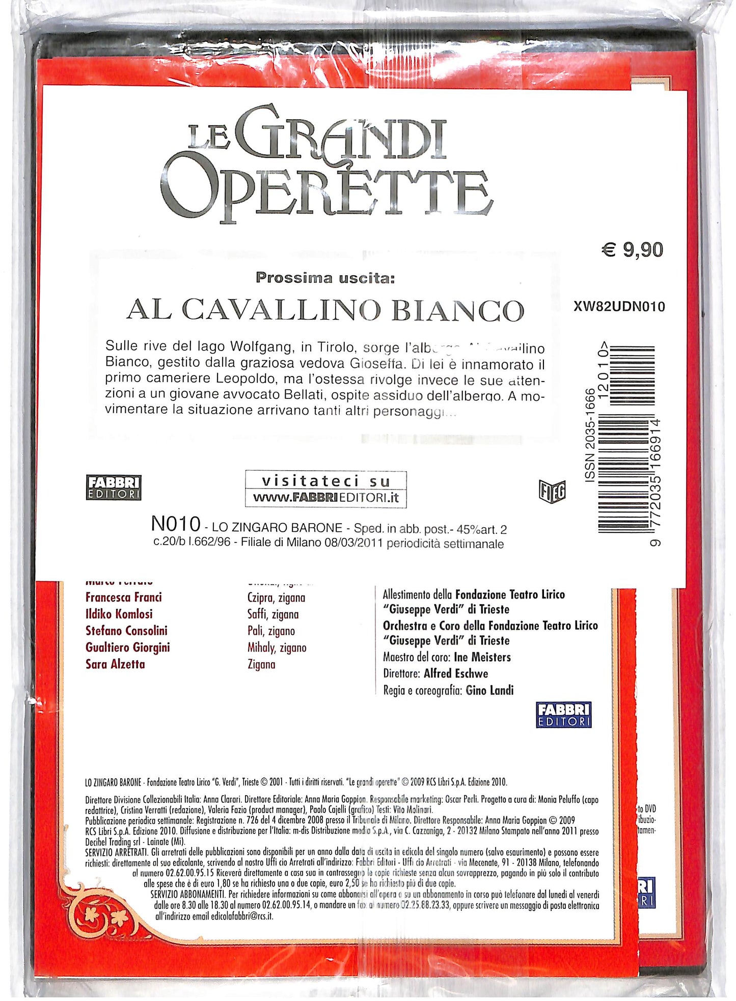 EBOND Le grandi operette - Lo zingaro barone EDITORIALE DVD DB597144