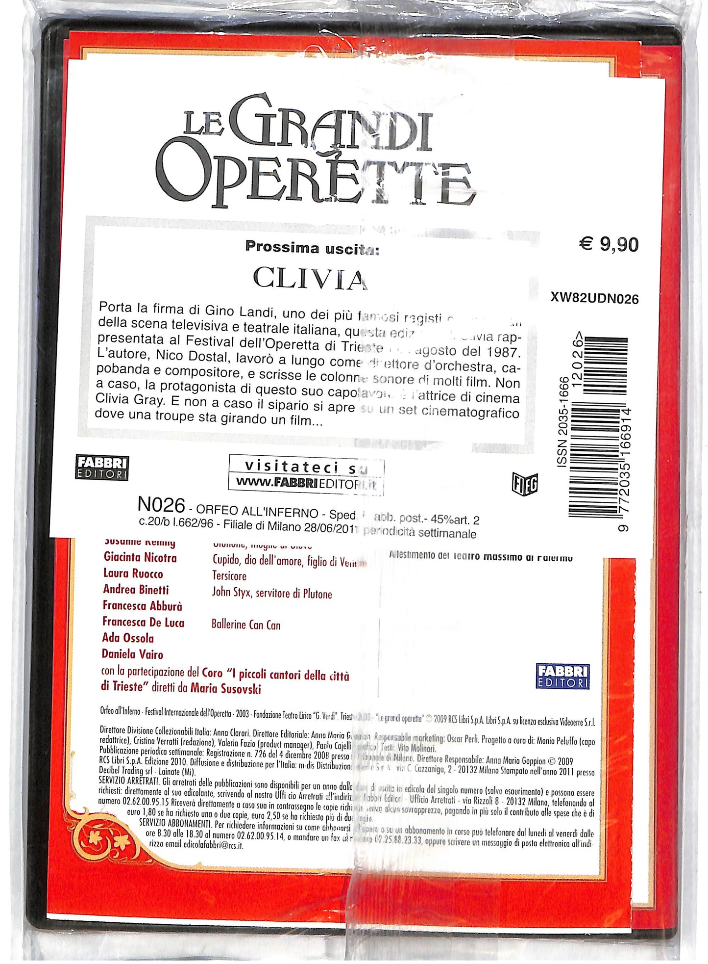 EBOND Le grandi operette - Orfeo all'Inferno EDITORIALE DVD DB597303