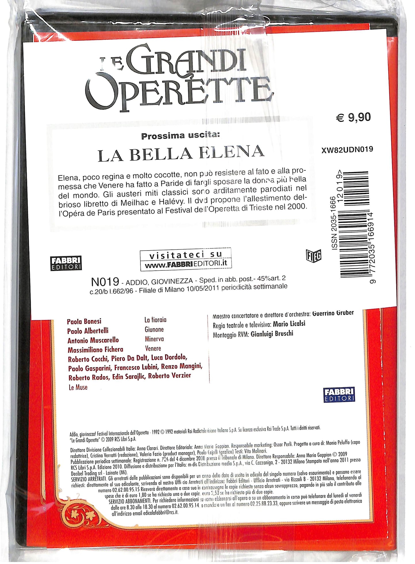 EBOND Addio giovinezza - Le grandi operette EDITORIALE DVD DB597304
