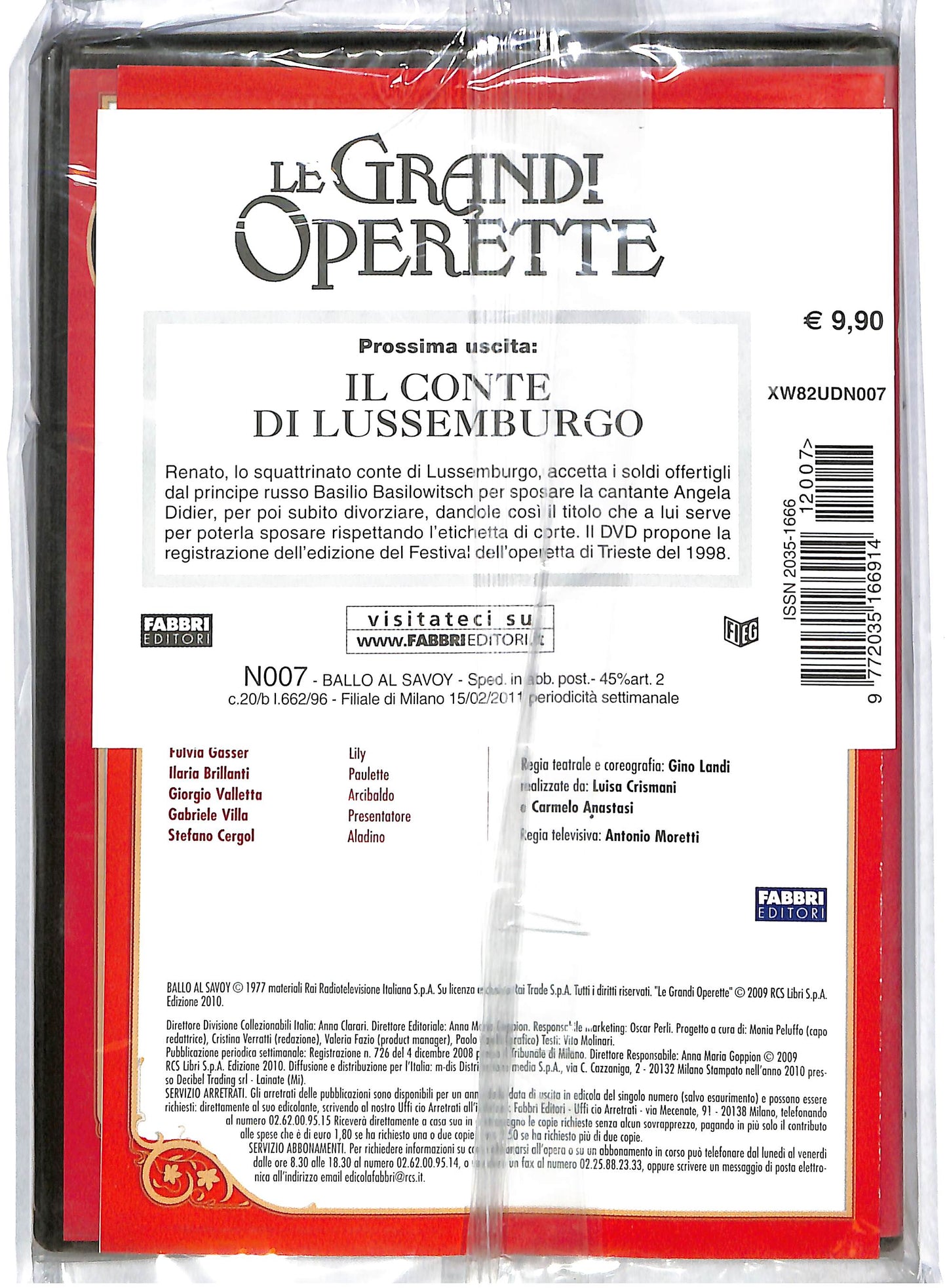 EBOND Ballo al Savoy - Le grandi operette EDITORIALE DVD DB597316