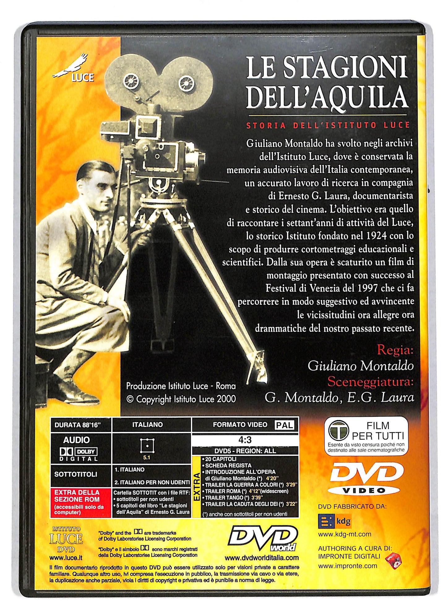 EBOND Le stagioni dell'aquila EDITORIALE DVD DB597356