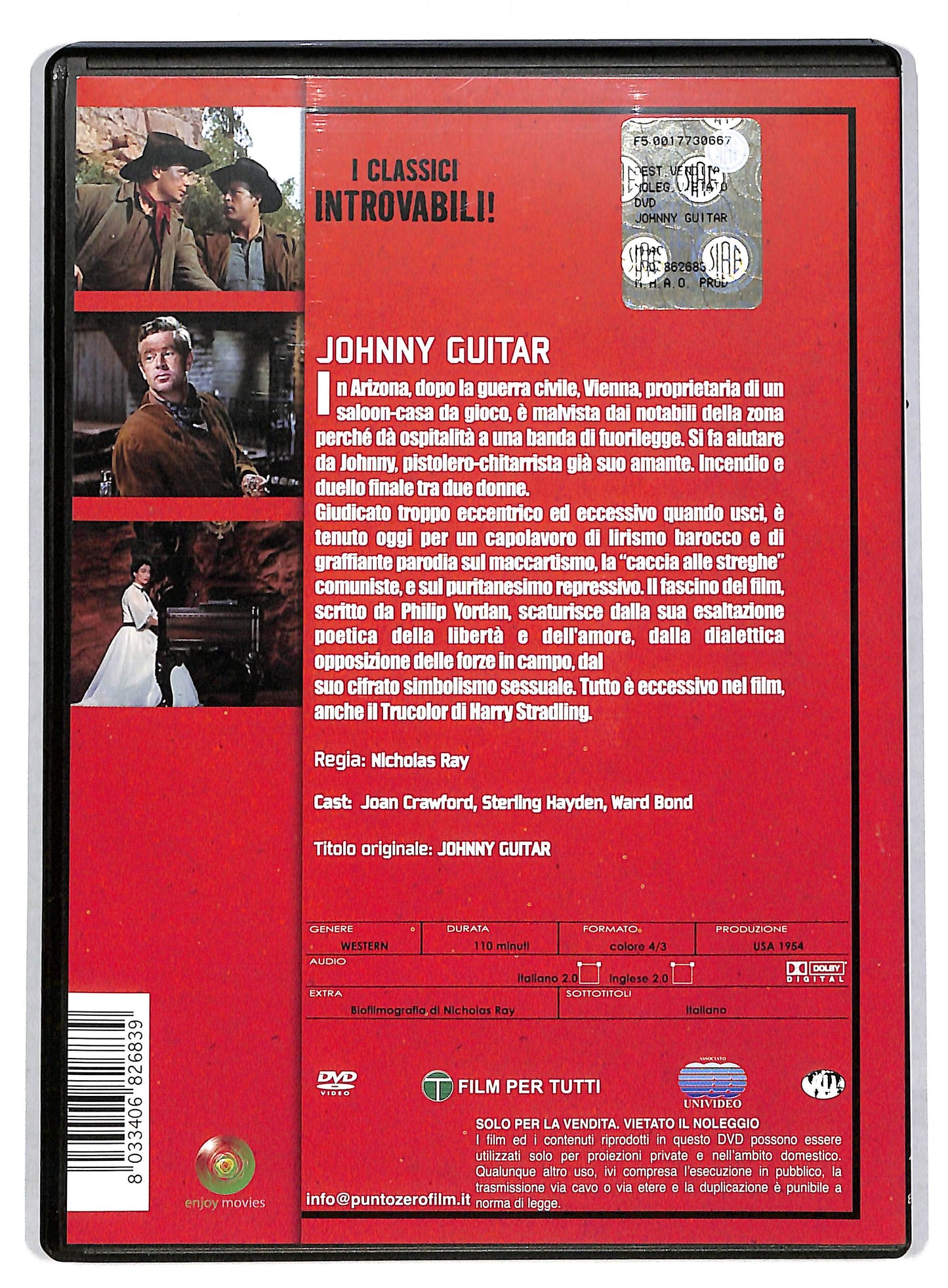 EBOND Johnny Guitar DVD DB597365