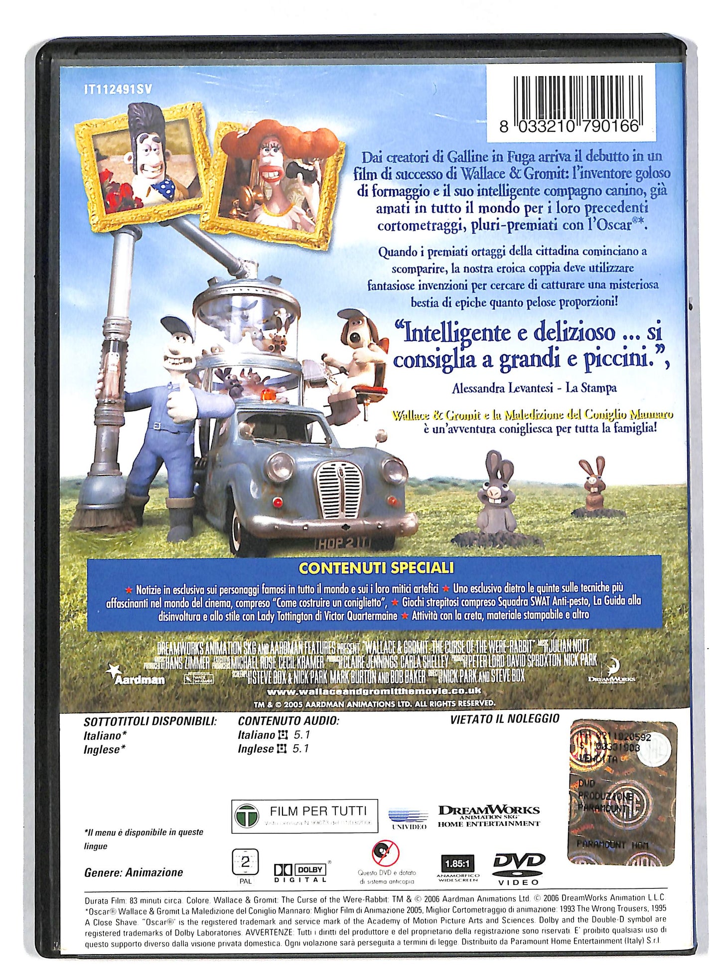 EBOND Wallace & Gromit - La maledizione del coniglio mannaro DVD DB597878
