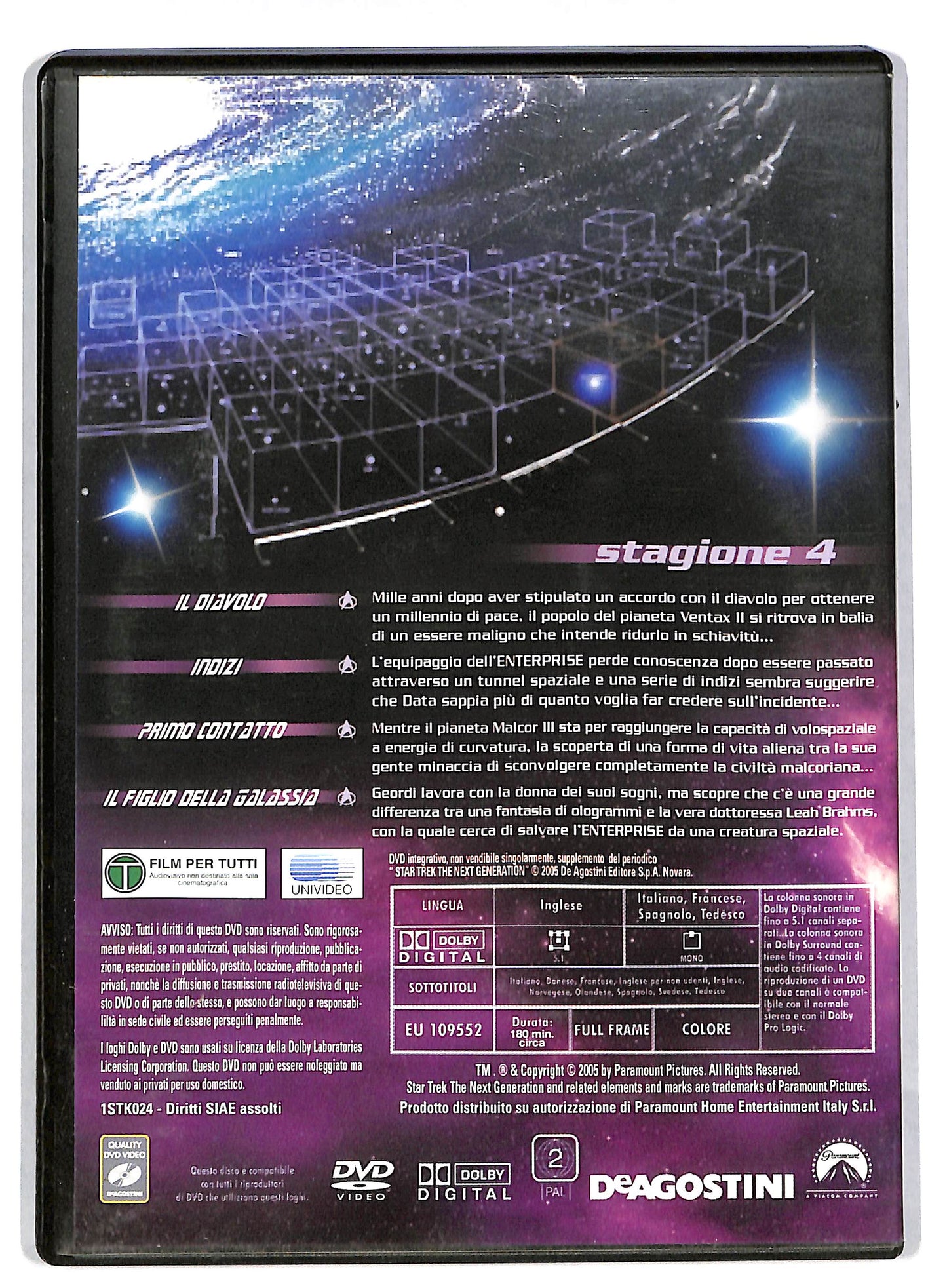 EBOND Star trek the next generation stag 4 vol 4 EDITORIALE DVD DB597911