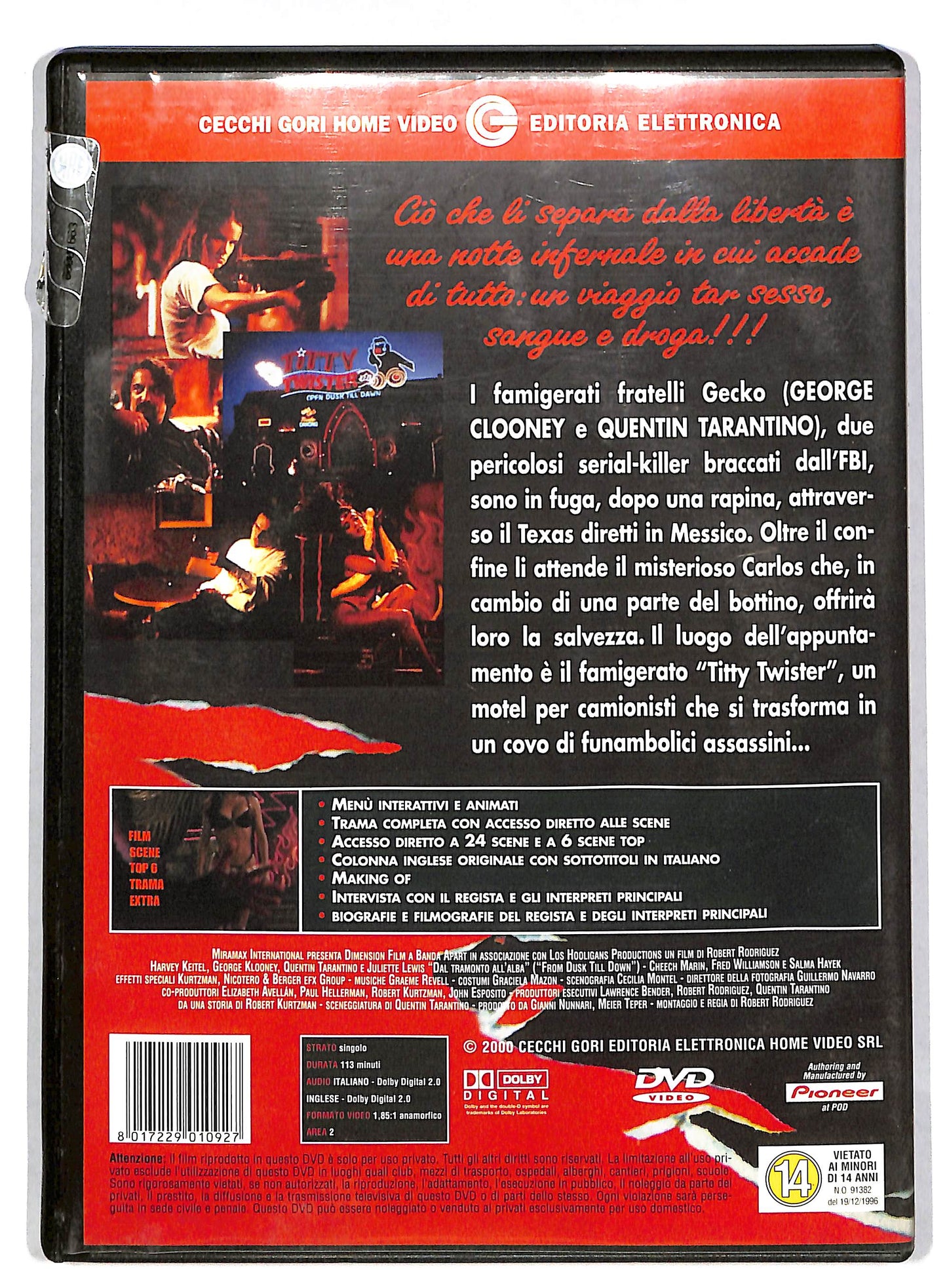 EBOND Dal tramonto all'alba DVD DB597919