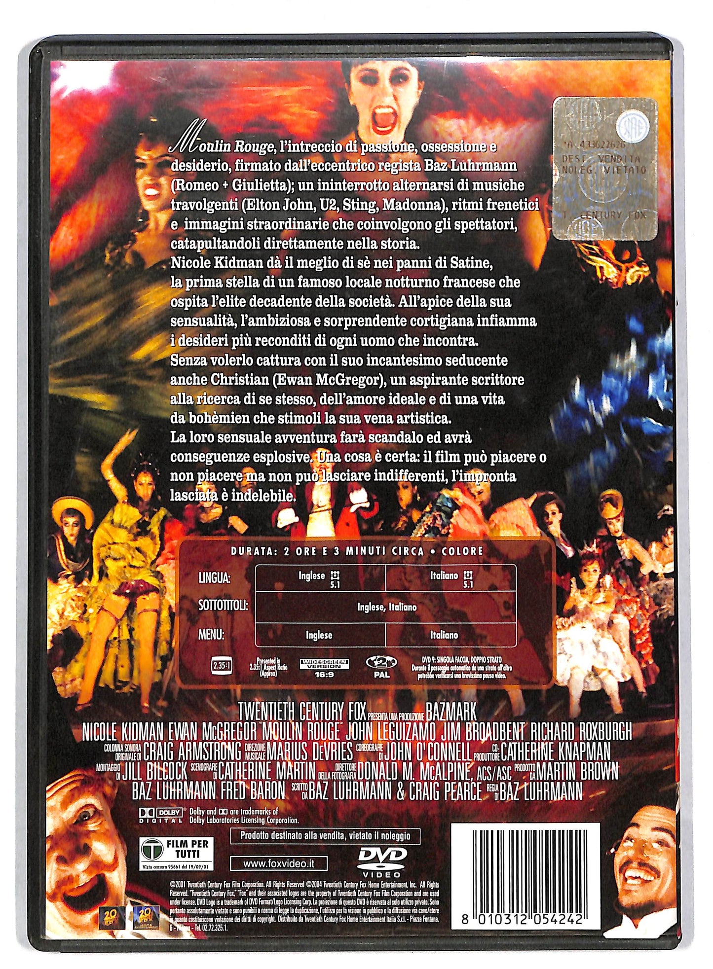 EBOND Moulin Rouge DVD DB597943