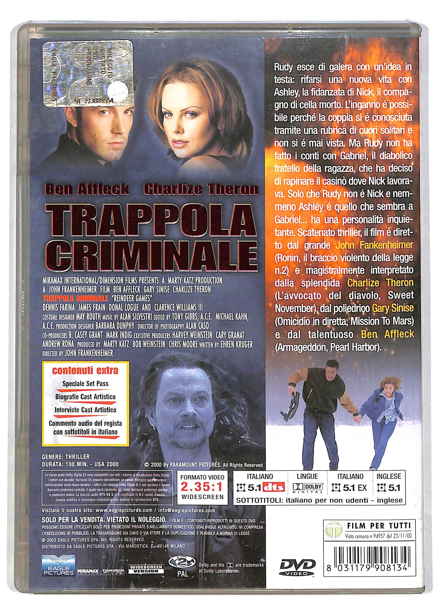 EBOND Trappola criminale DVD DB597948