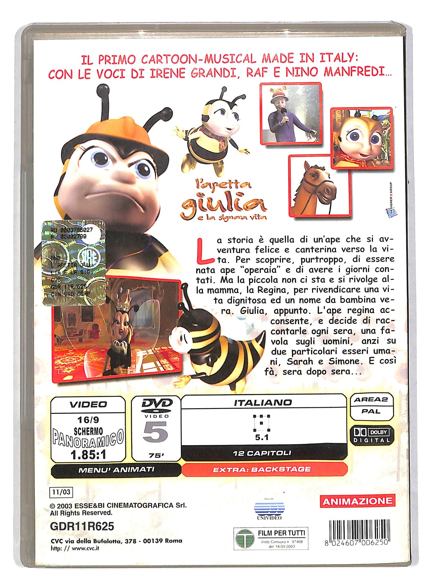 EBOND L'apetta giulia e la signora vita DVD DB597955