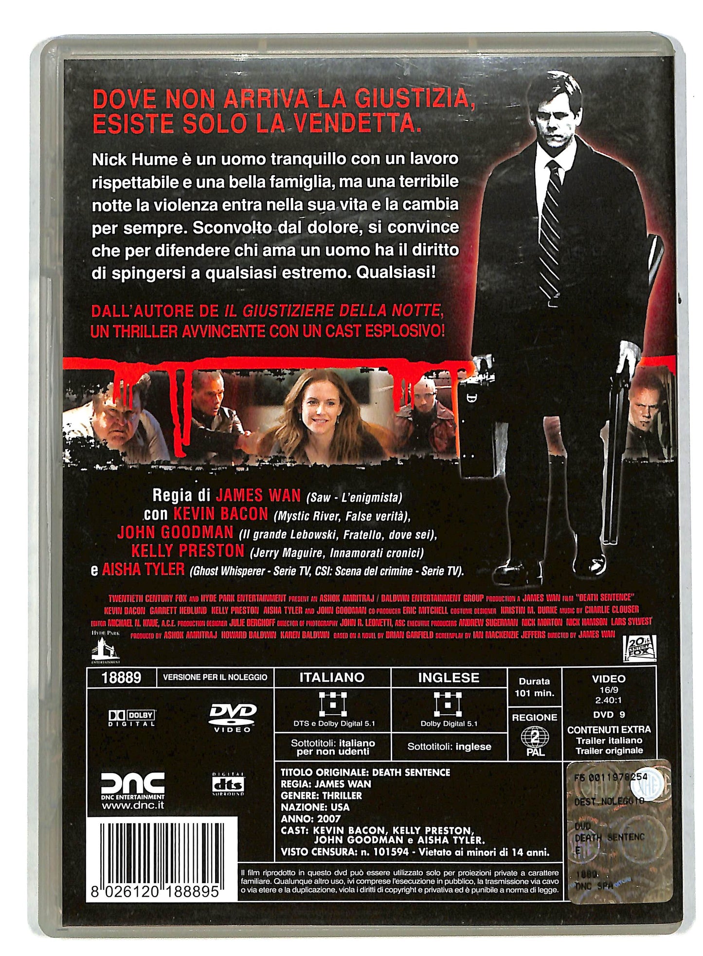 EBOND Death sentence NOLEGGIO DVD DB598106