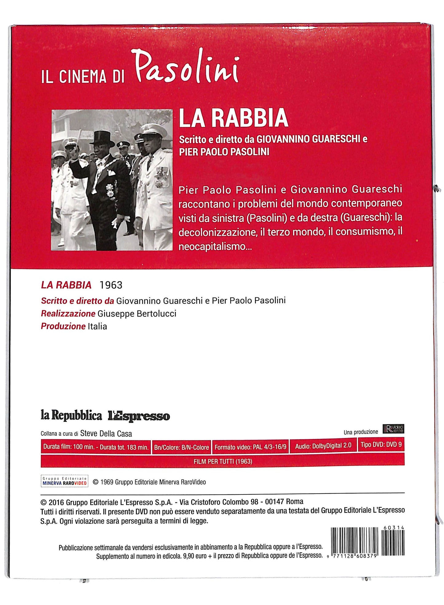 EBOND La rabbia - il cinema di Pasolini EDITORIALE DVD DB598152