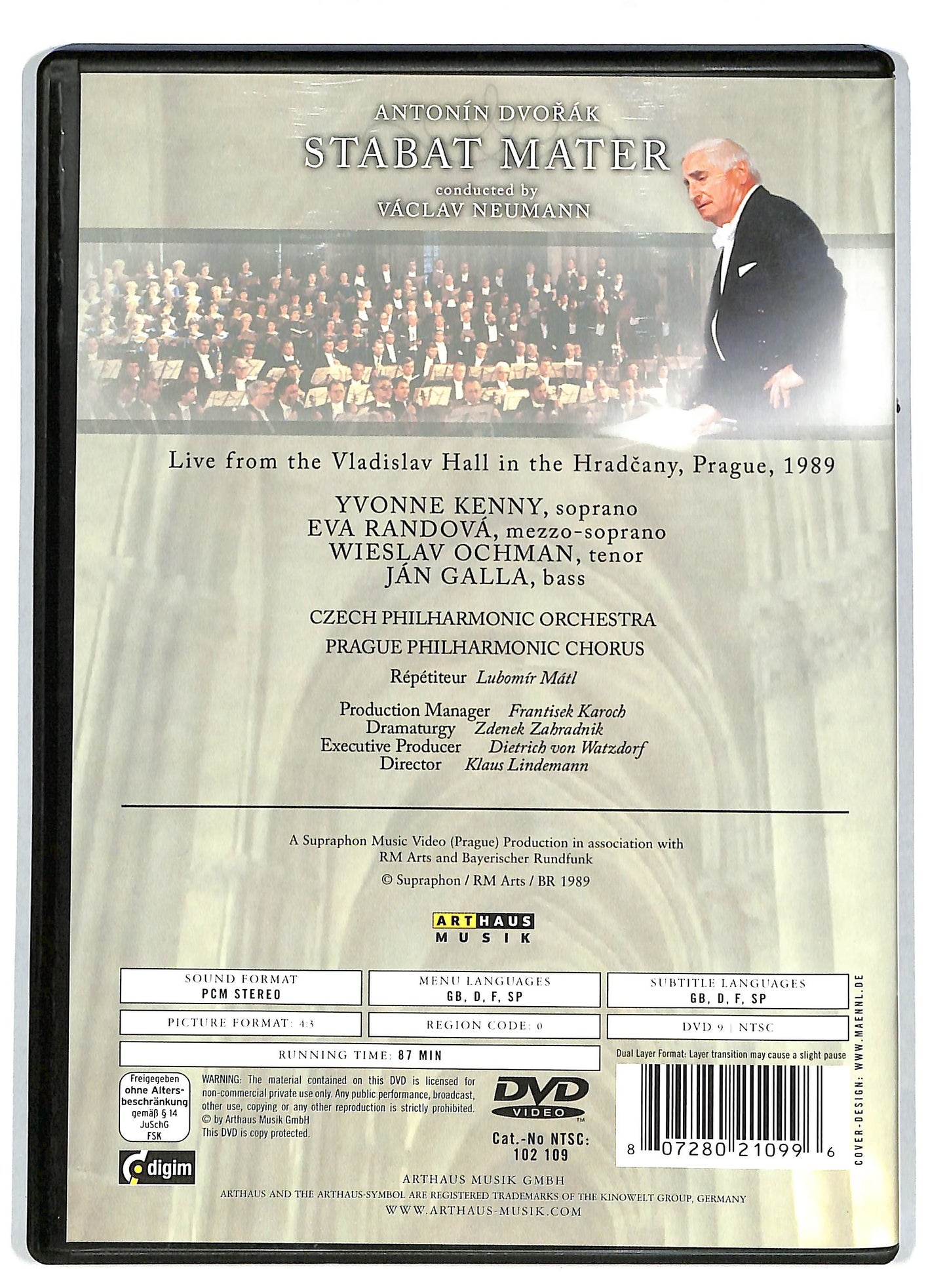 EBOND Stabat Mater - Antonin Dvorak DVD DB598326