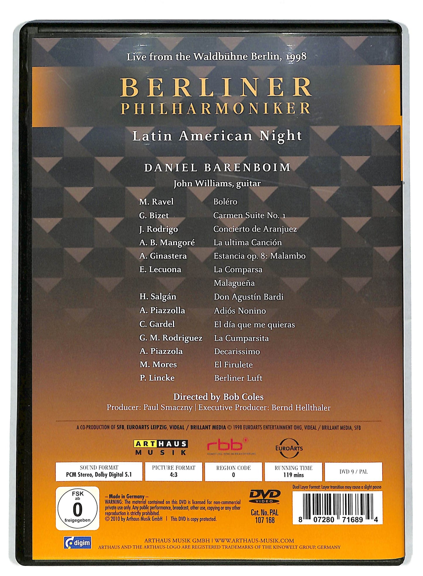 EBOND Berliner Philharmoniker - Latin american night (+booklet) DVD DB598346