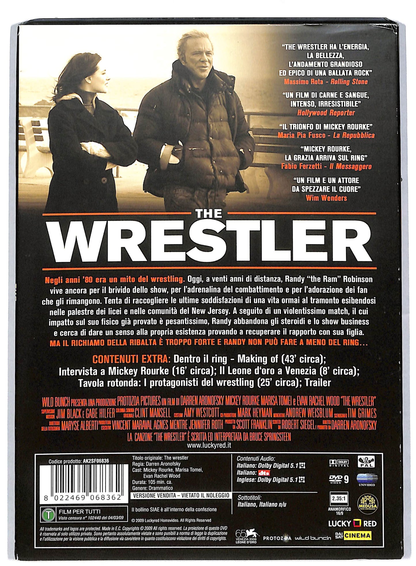 EBOND The Wrestler SLIPCASE DVD DB598353