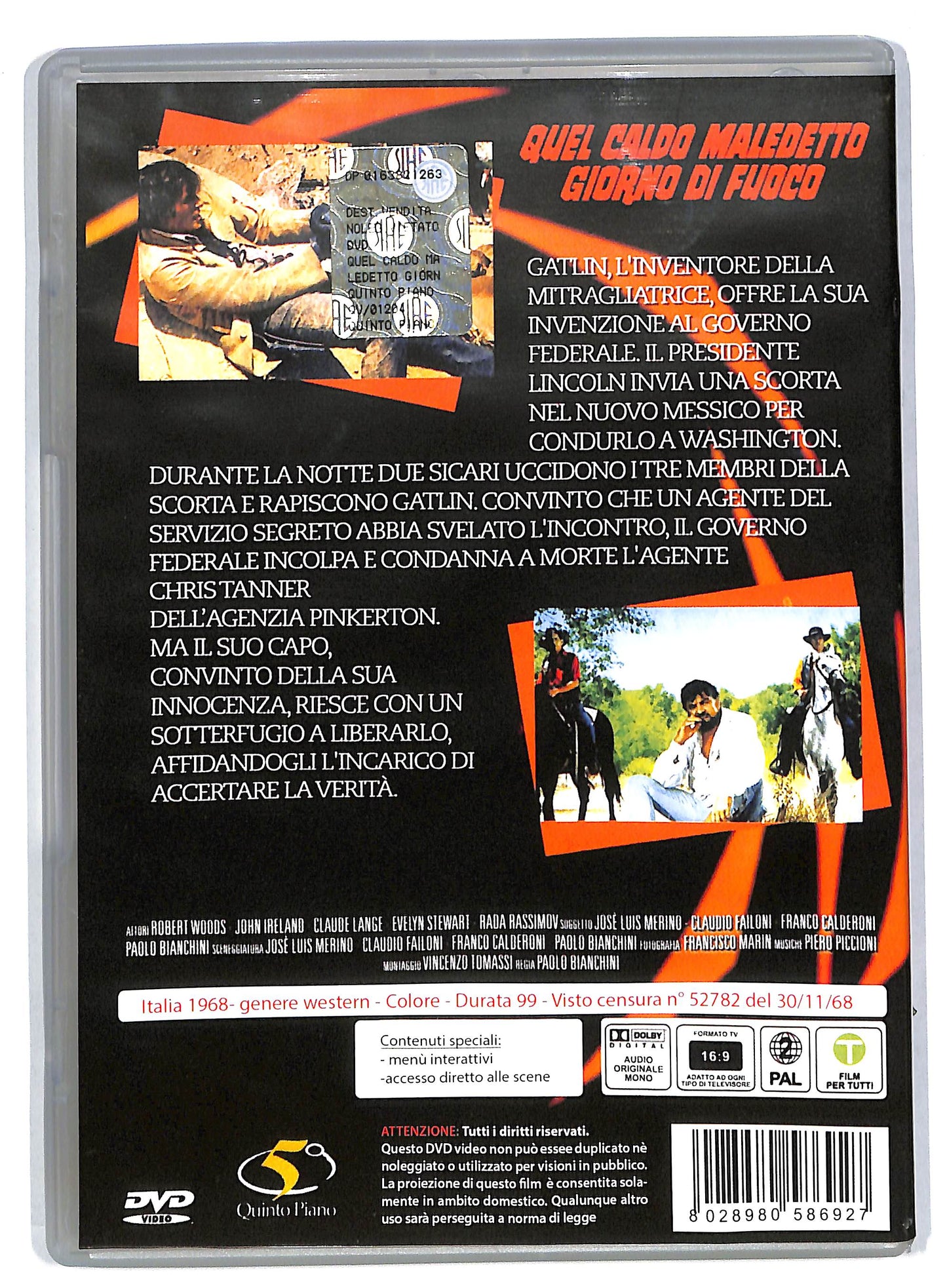 EBOND Quel caldo maledetto giorno di fuoco DVD DB598622