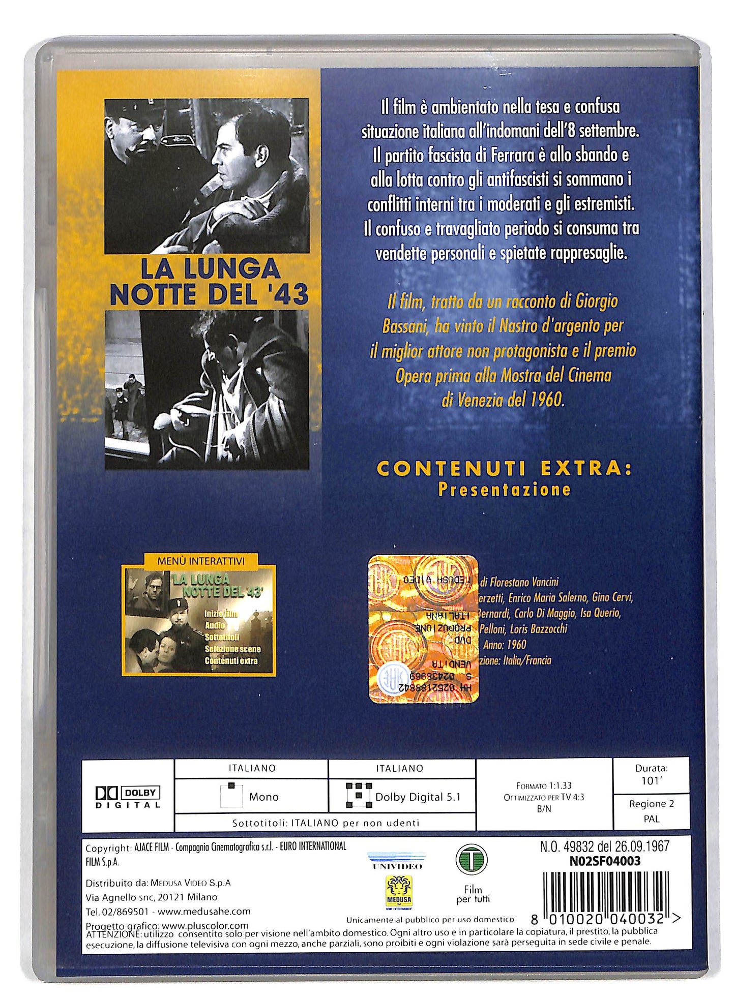 EBOND La lunga notte del '43 DVD DB599132
