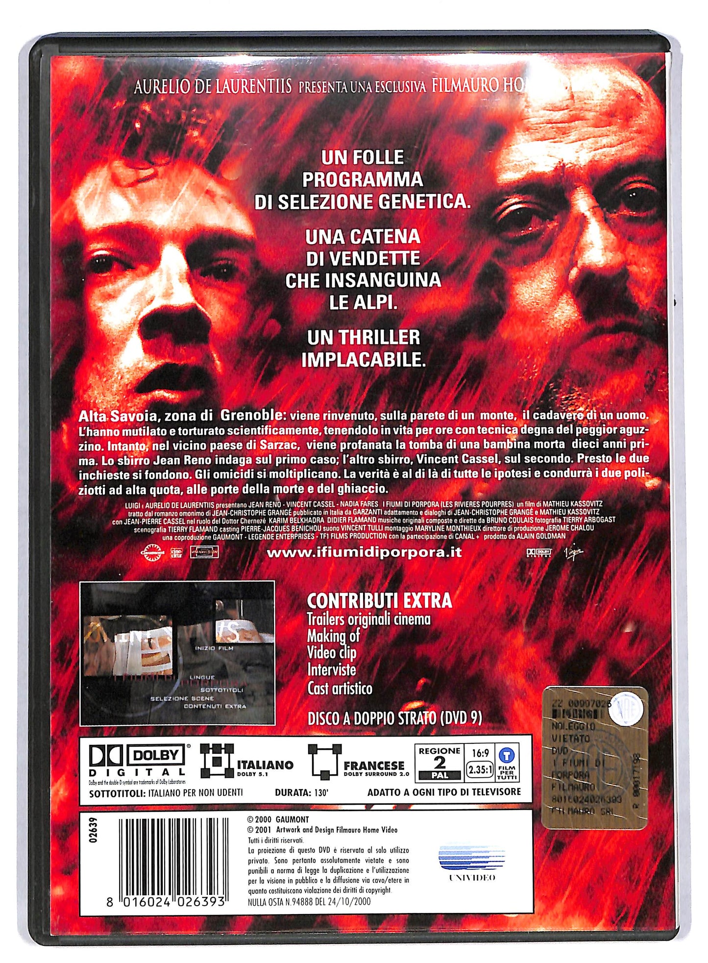 EBOND I fiumi di porpora (film) DVD DB599139