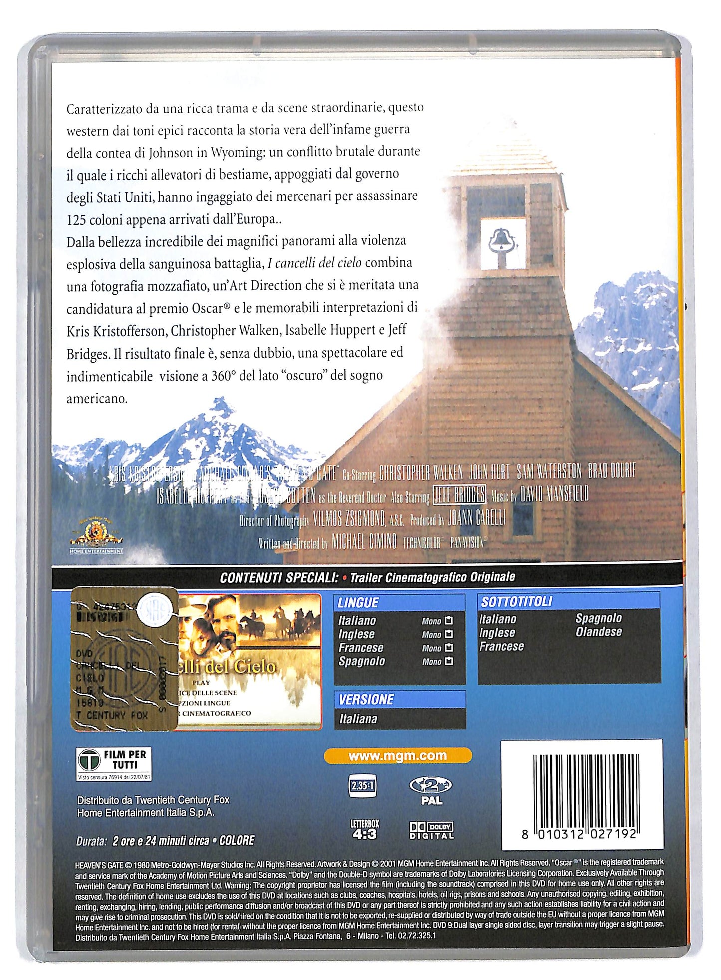 EBOND I cancelli del cielo DVD DB599158