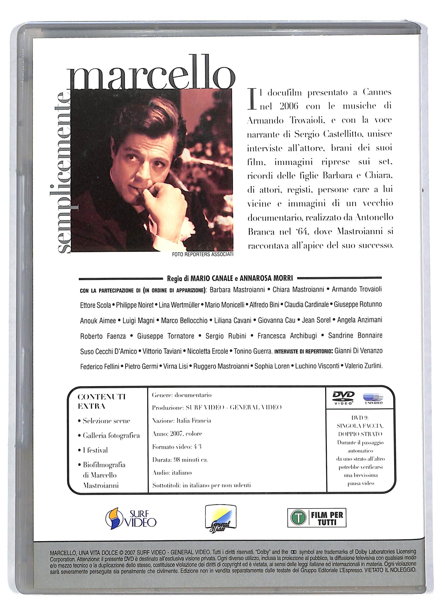 EBOND Marcello una vita dolce EDITORIALE DVD DB599160