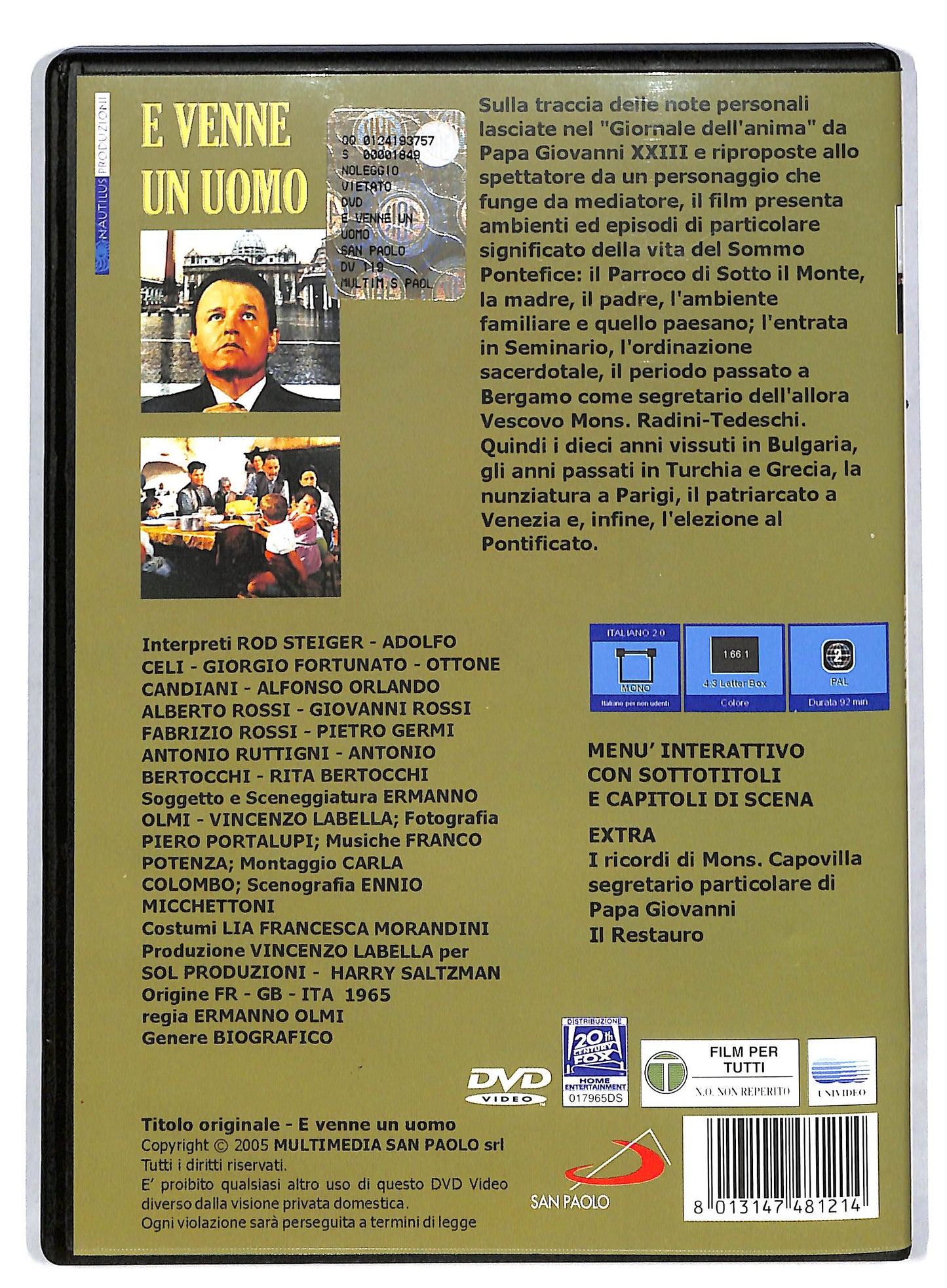 EBOND E venne un uomo DVD DB599162