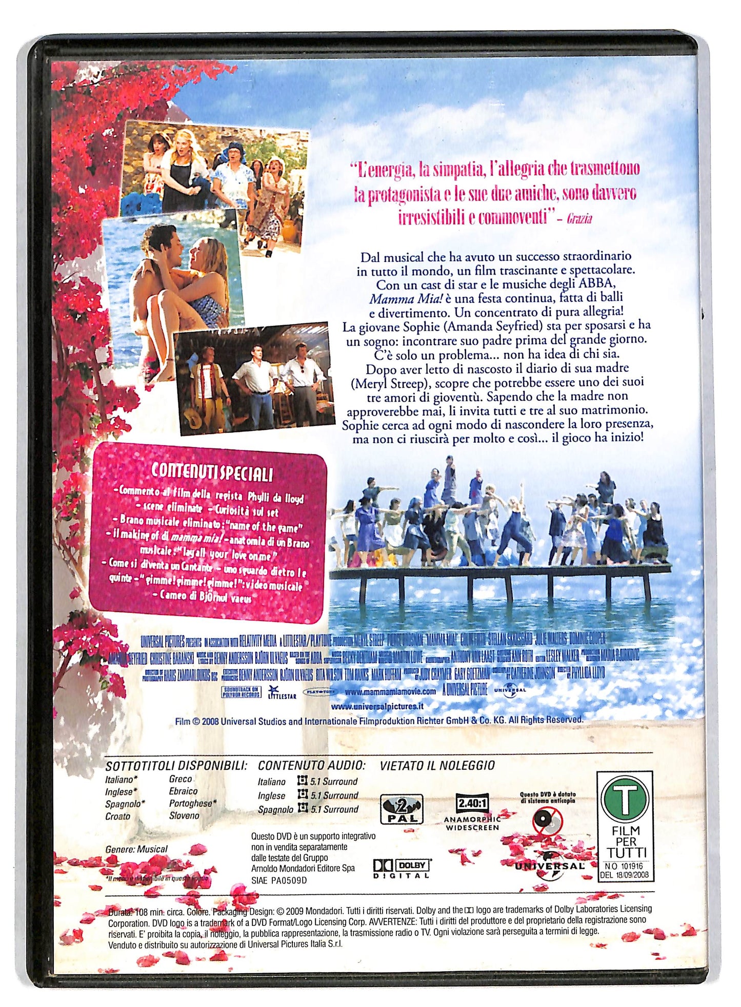 EBOND Mamma Mia! EDITORIALE DVD DB599412