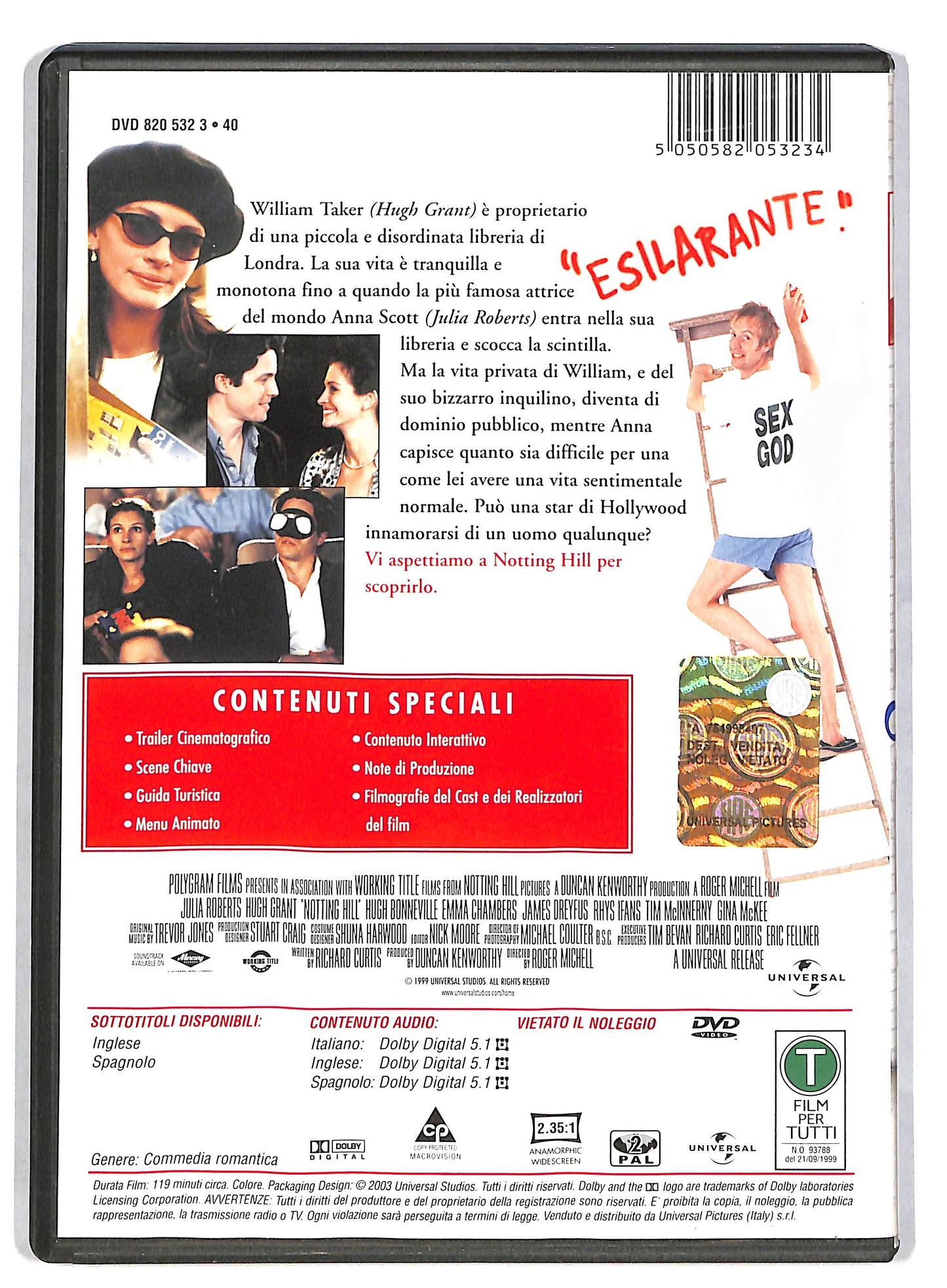 EBOND Notting Hill DVD DB599423