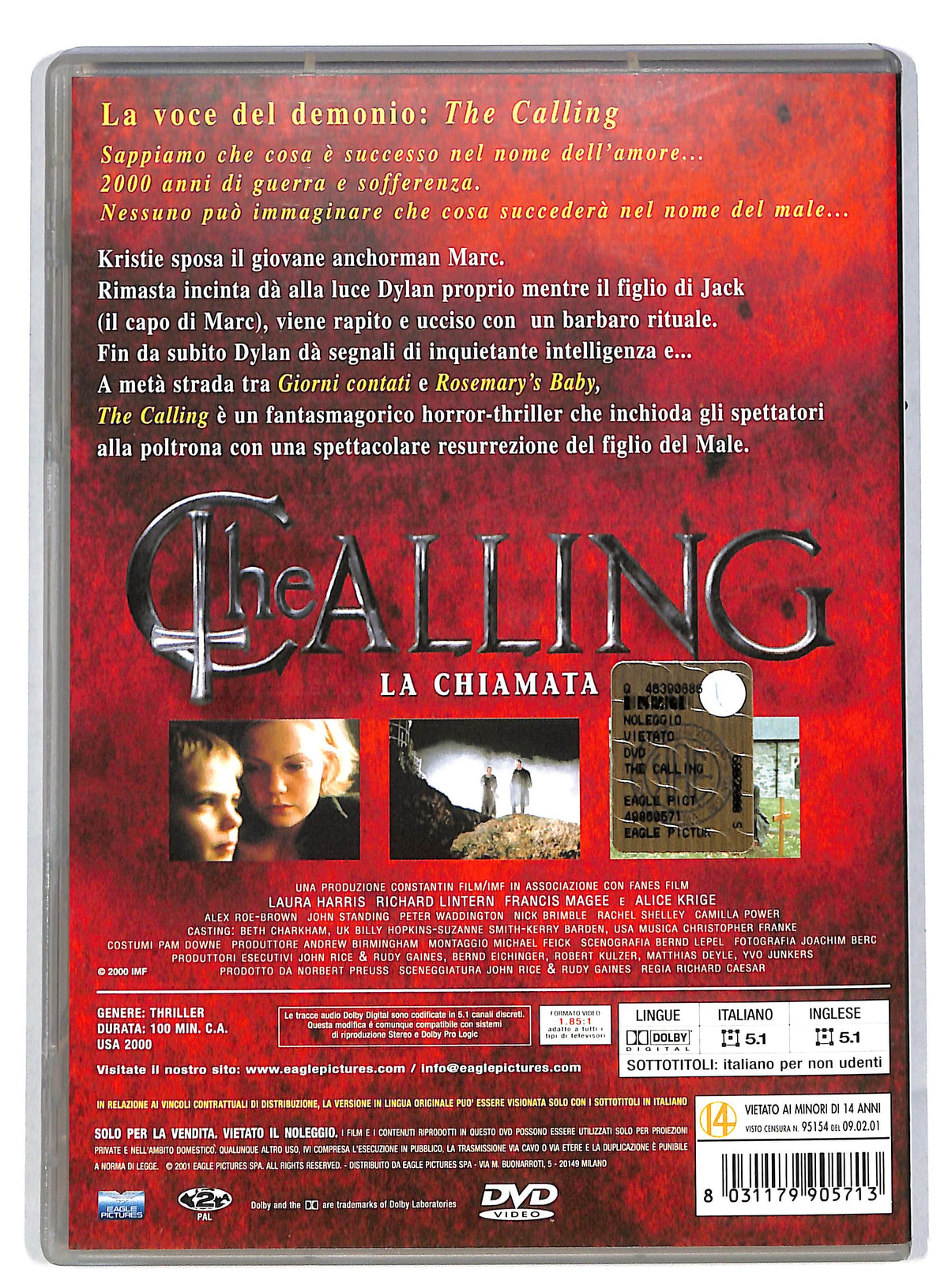 EBOND The Calling - La chiamata DVD DB599617