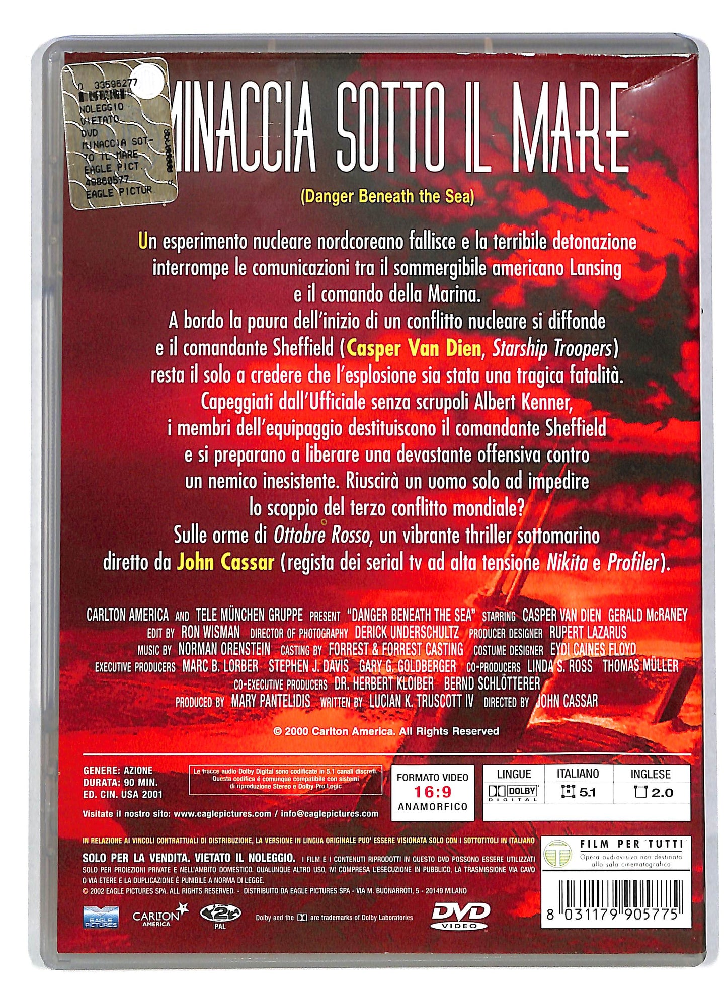 EBOND Minaccia sotto il mare DVD DB599625