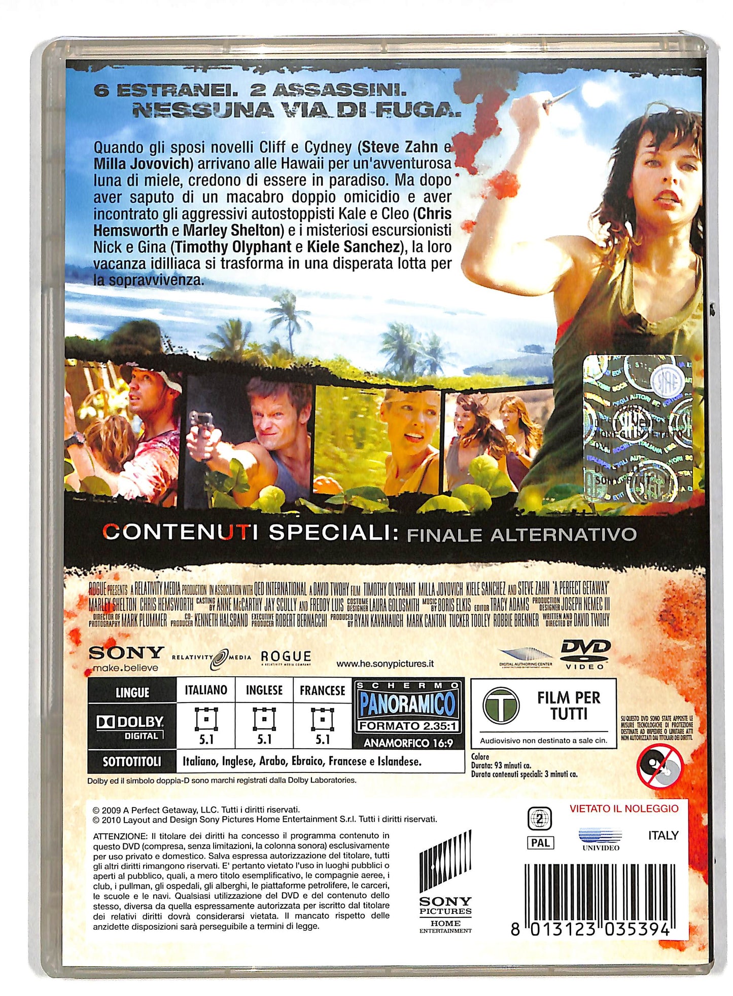 EBOND A Perfect Getaway - Una perfetta via di fuga DVD DB599663
