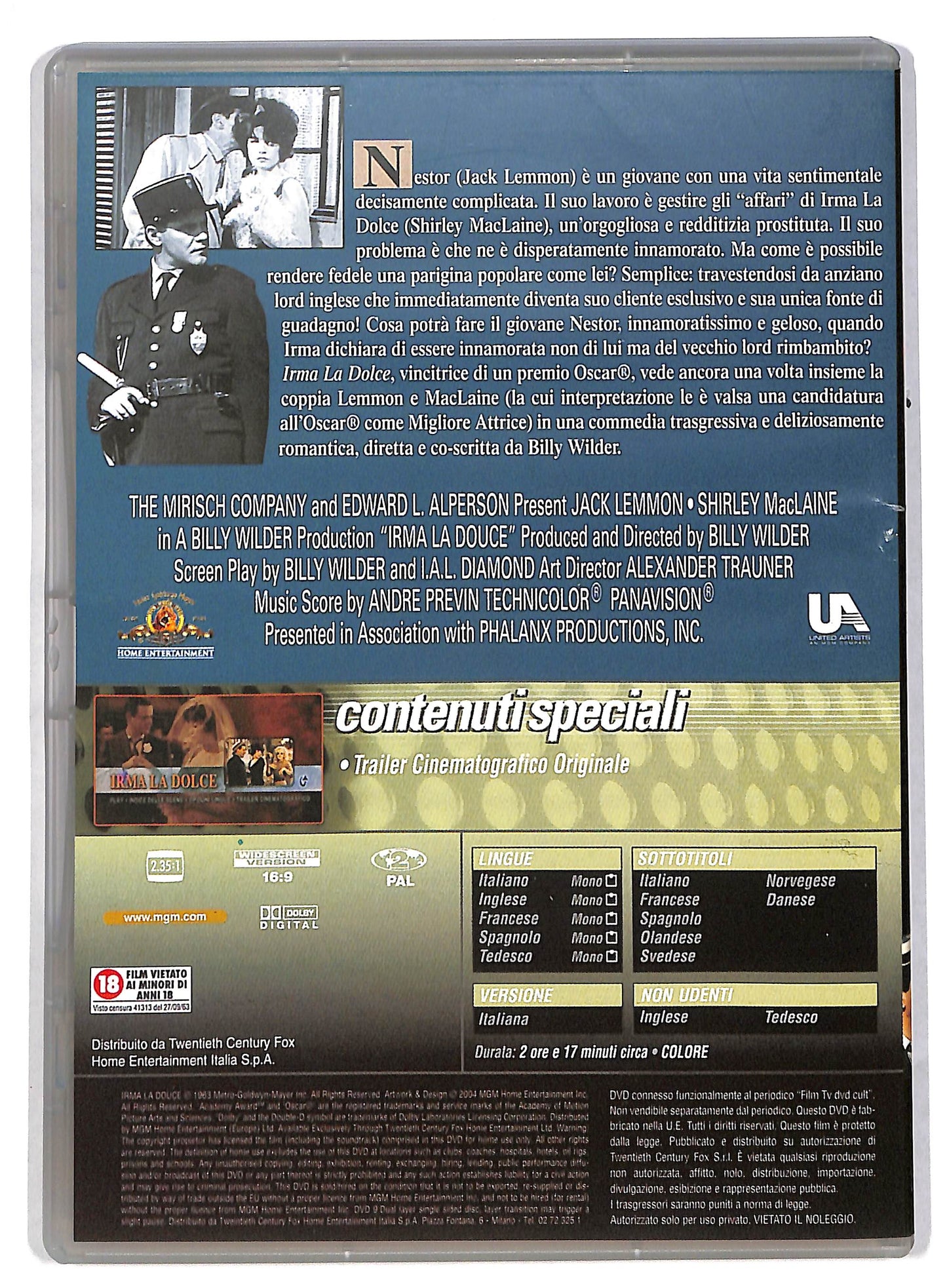 EBOND Irma la dolce EDITORIALE DVD DB599816