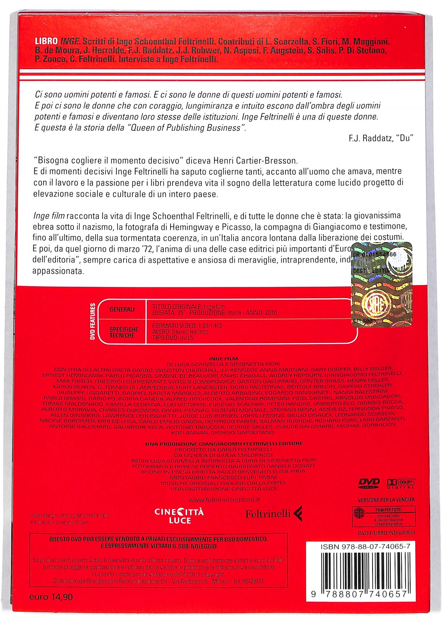 EBOND Inge film ( + LIBRO ) DVD DB600666