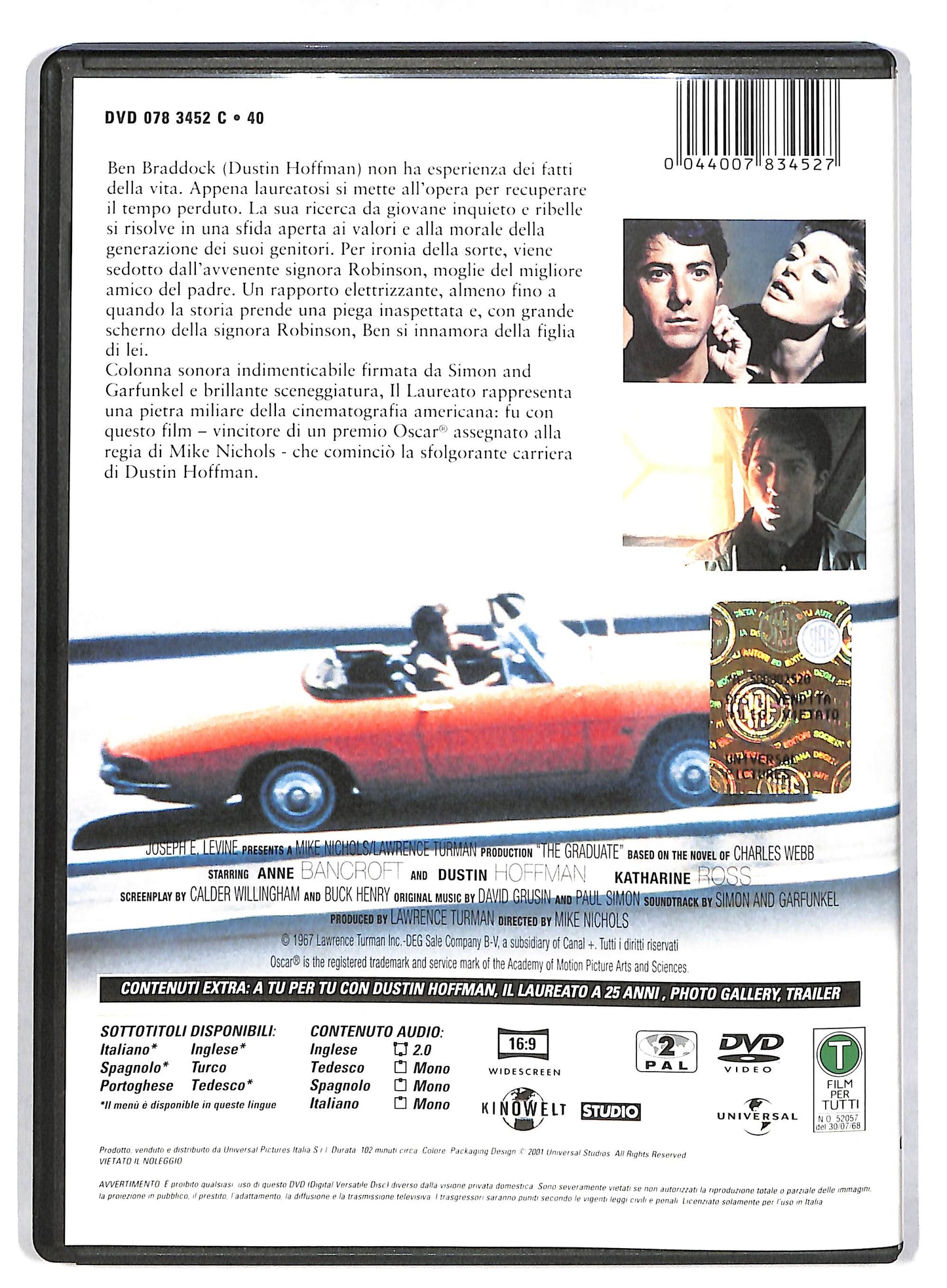 EBOND Il laureato DVD DB600669